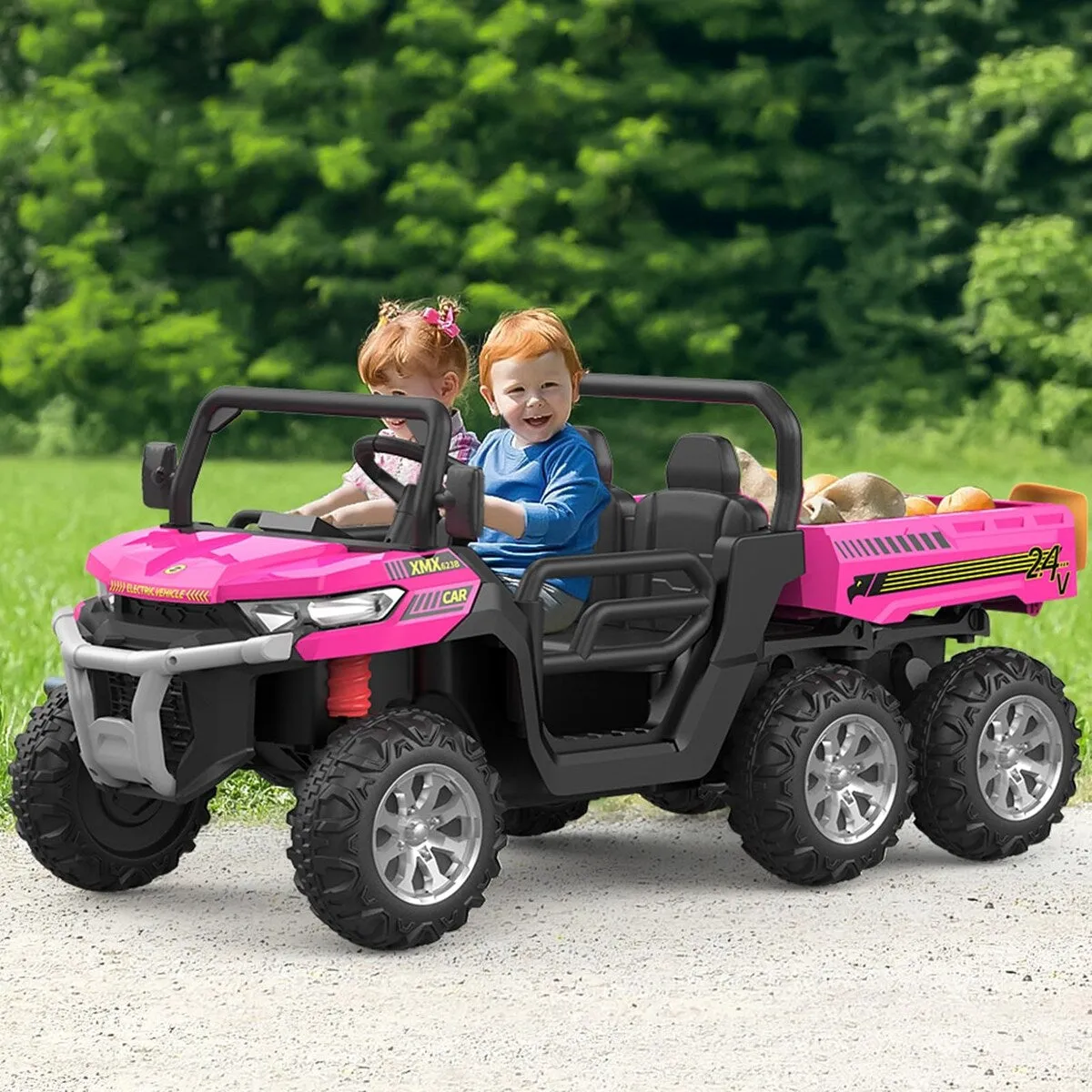 24V 2 Seater Ride On Dump Truck with Remote Control