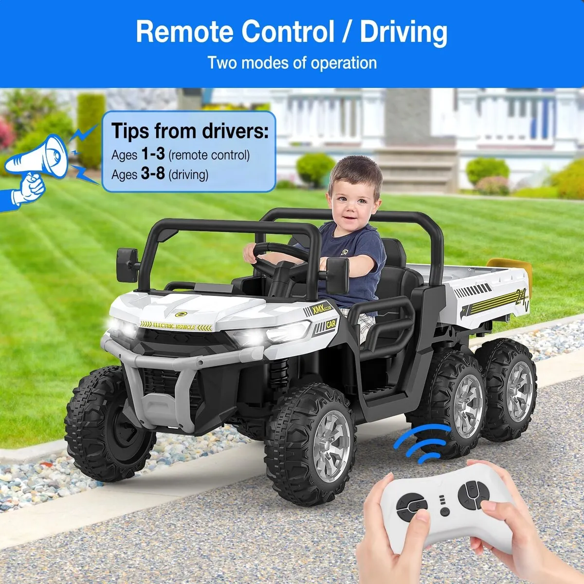 24V 2 Seater Ride On Dump Truck with Remote Control