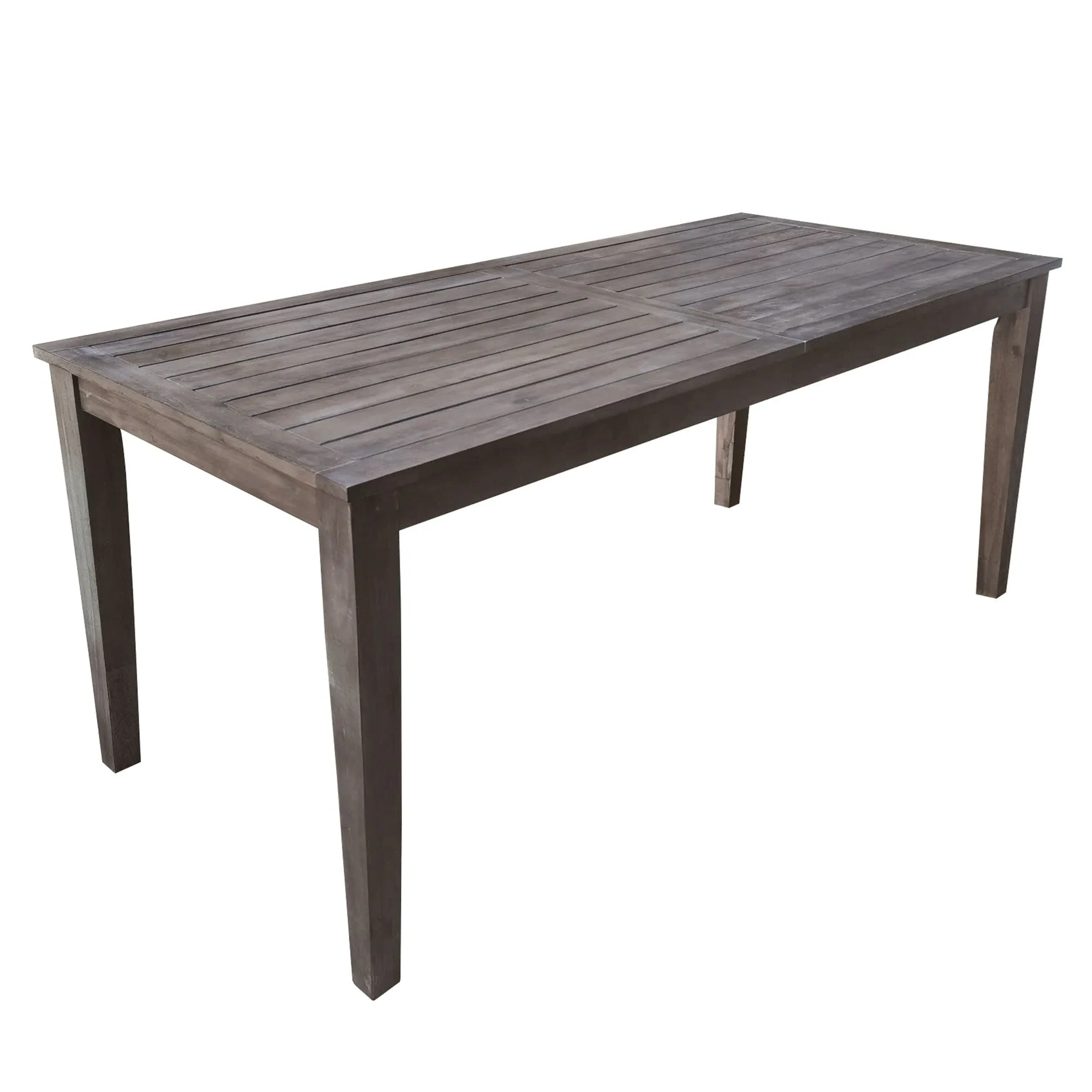 Acacia Wood Outdoor Table and Chairs Set for Patio (Set of 7)