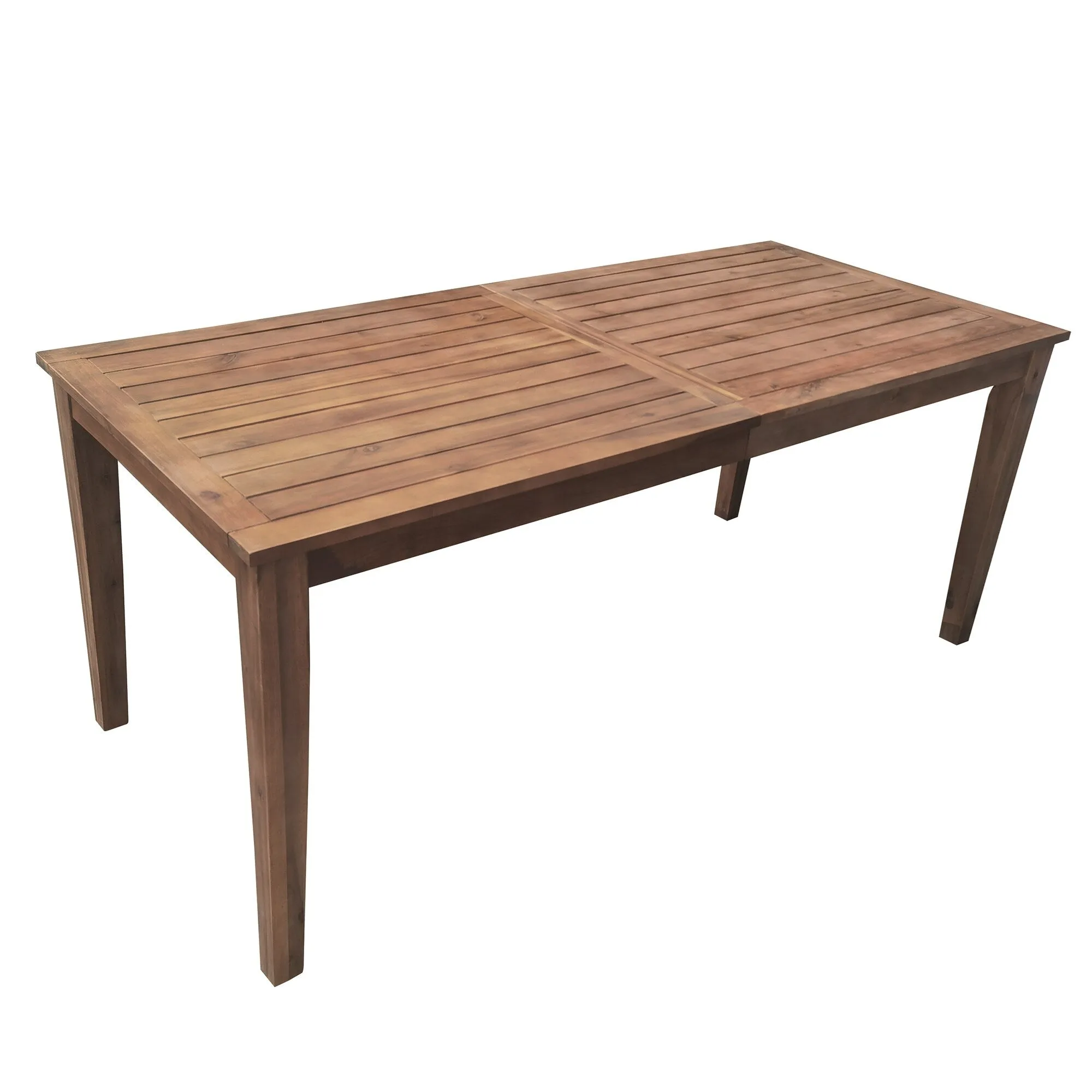 Acacia Wood Outdoor Table and Chairs Set for Patio (Set of 7)