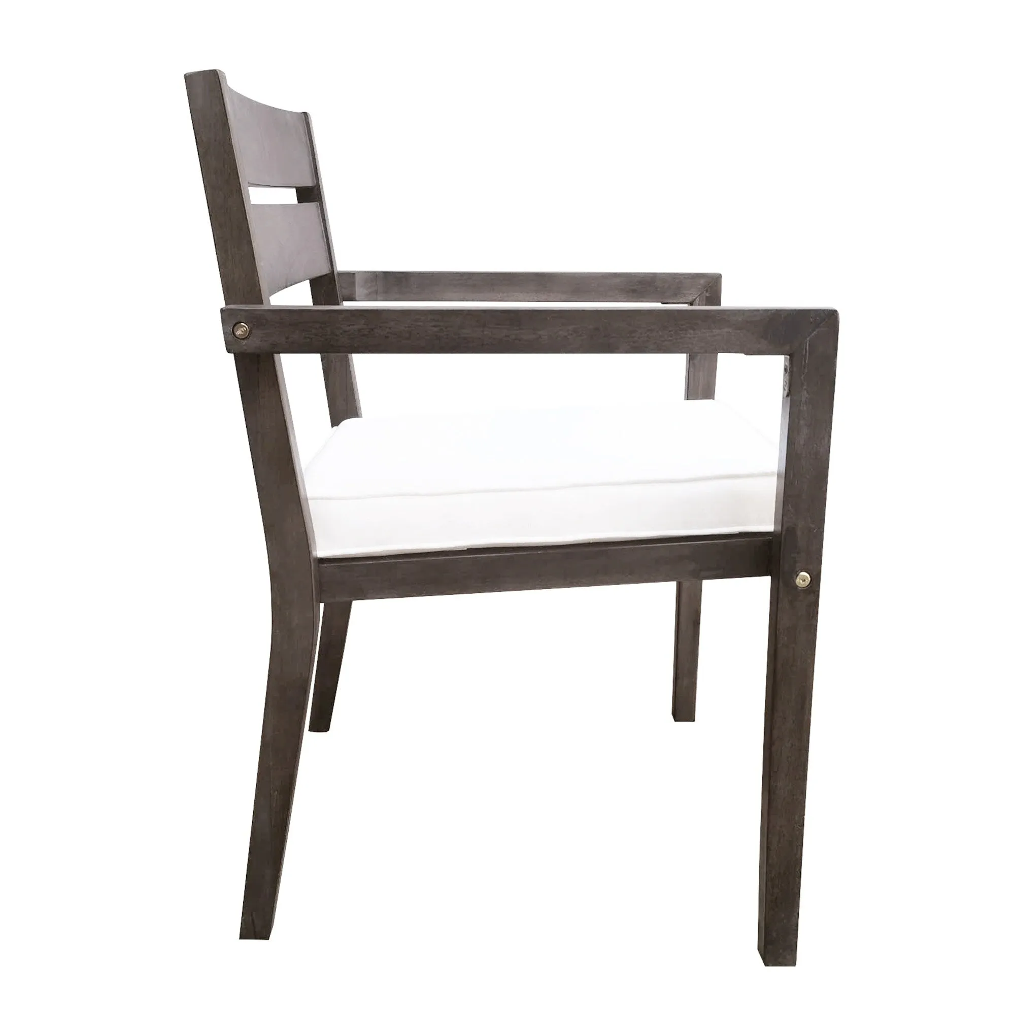 Acacia Wood Outdoor Table and Chairs Set for Patio (Set of 7)