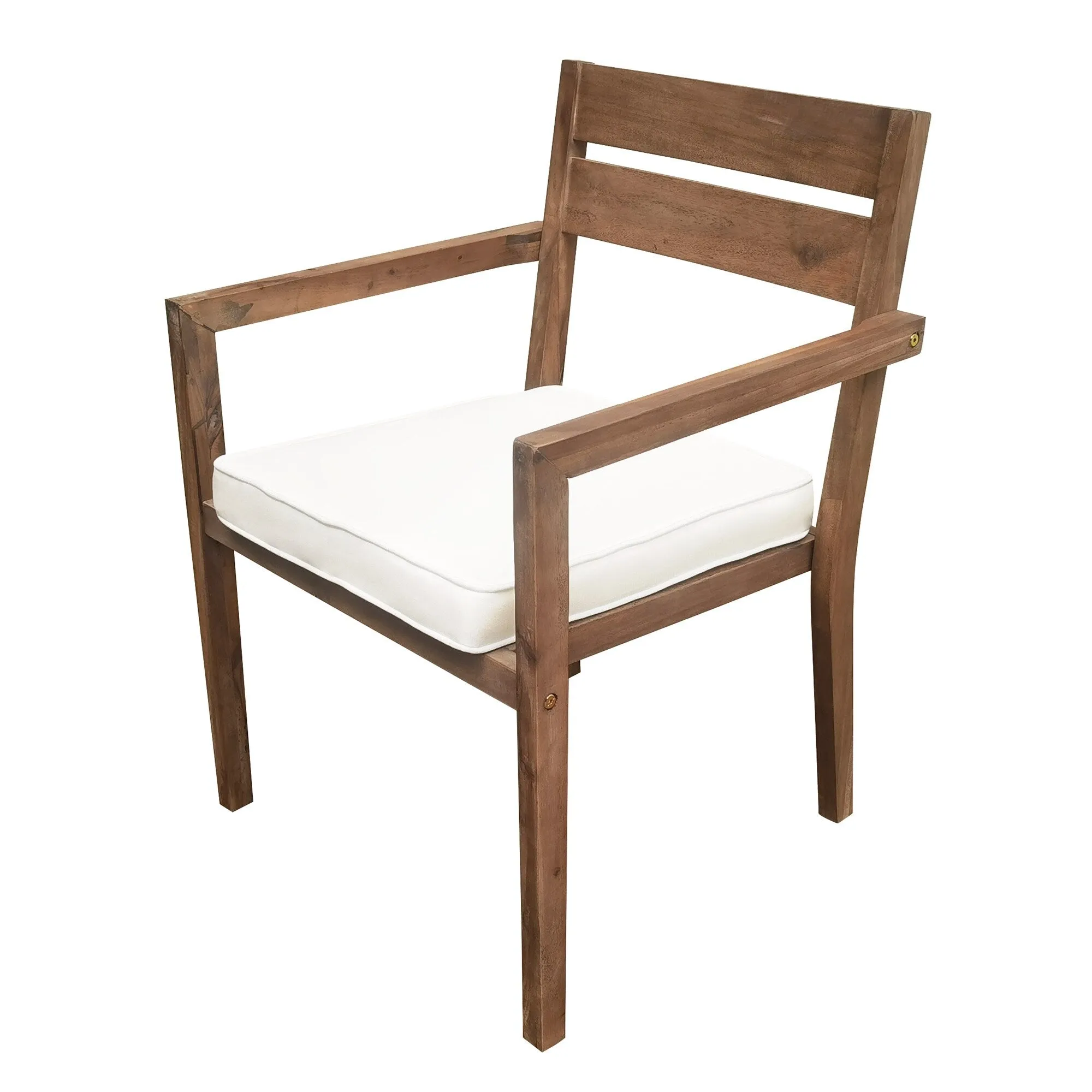 Acacia Wood Outdoor Table and Chairs Set for Patio (Set of 7)