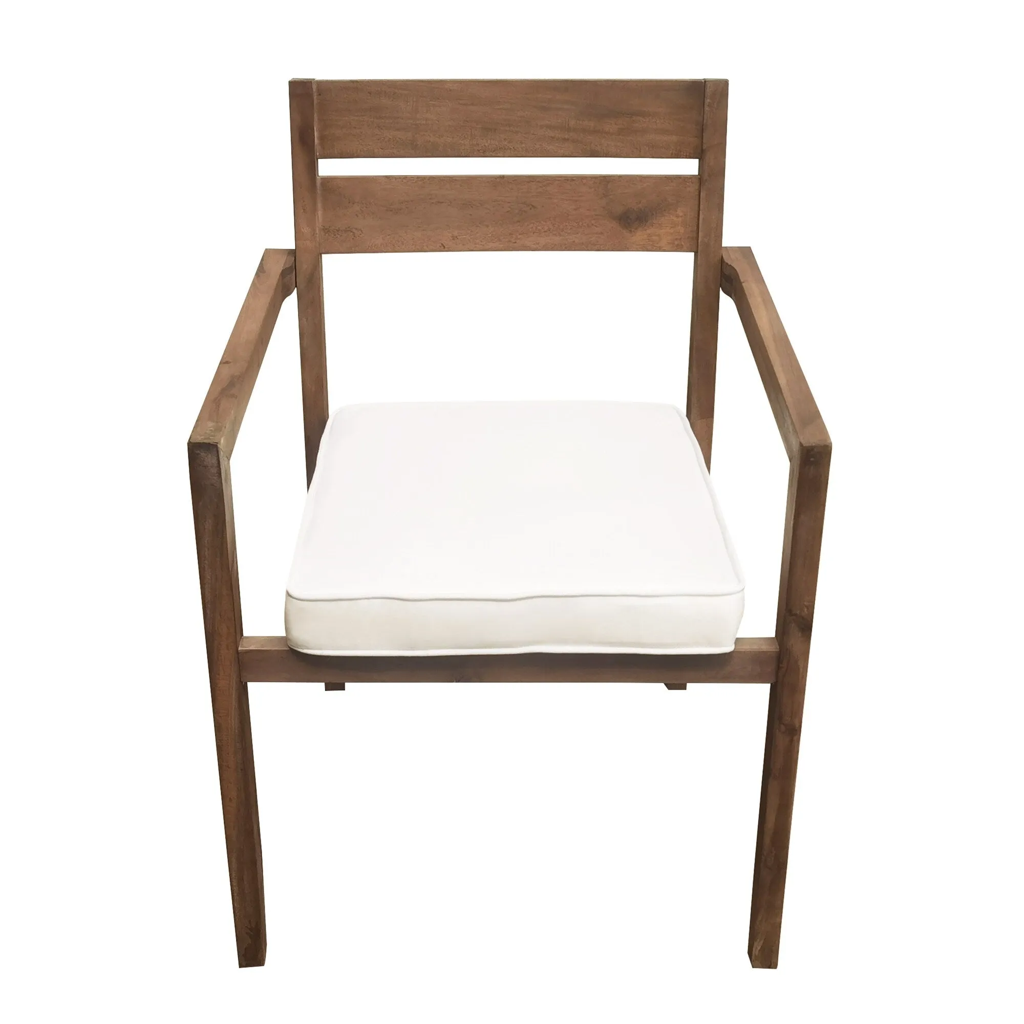 Acacia Wood Outdoor Table and Chairs Set for Patio (Set of 7)
