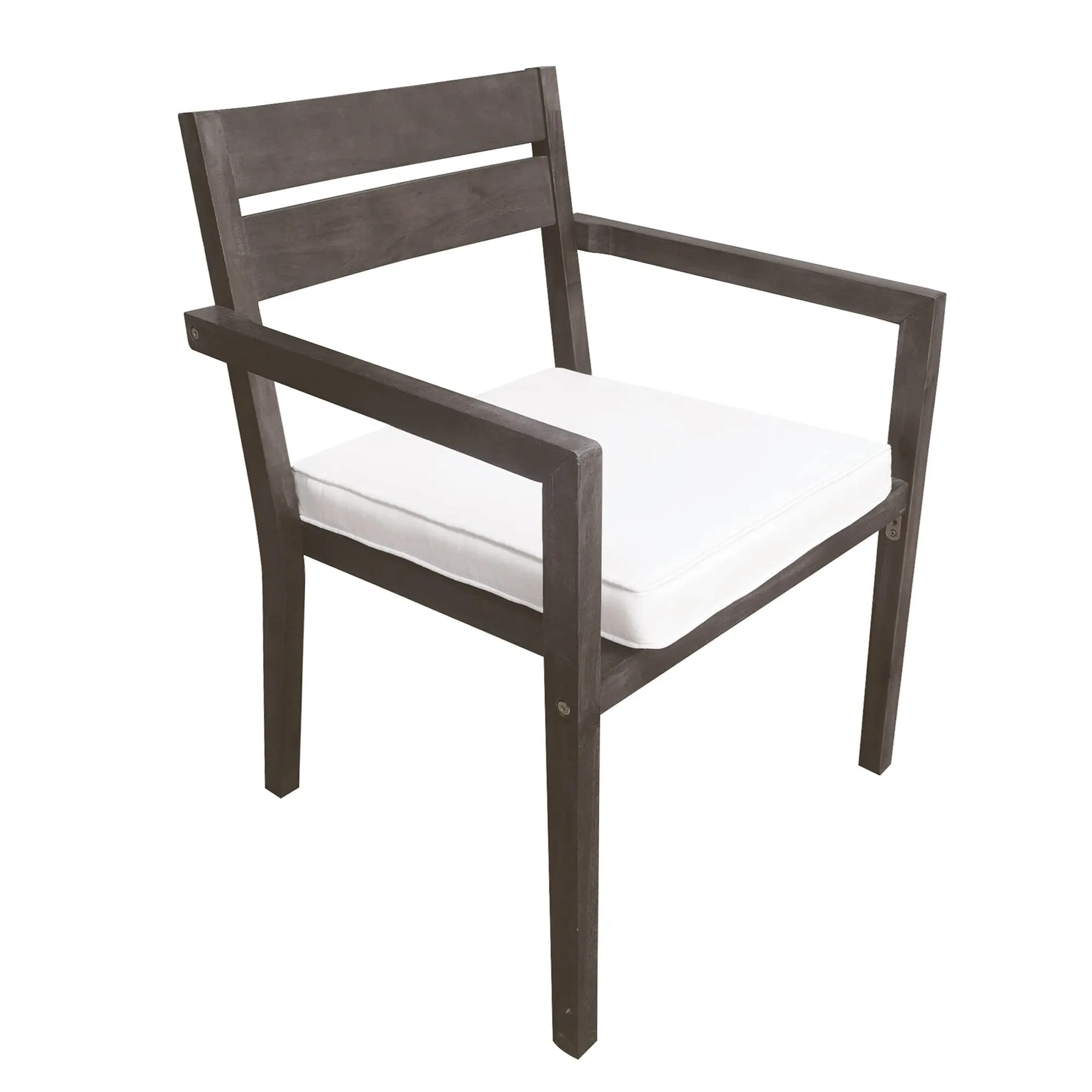 Acacia Wood Outdoor Table and Chairs Set for Patio (Set of 7)