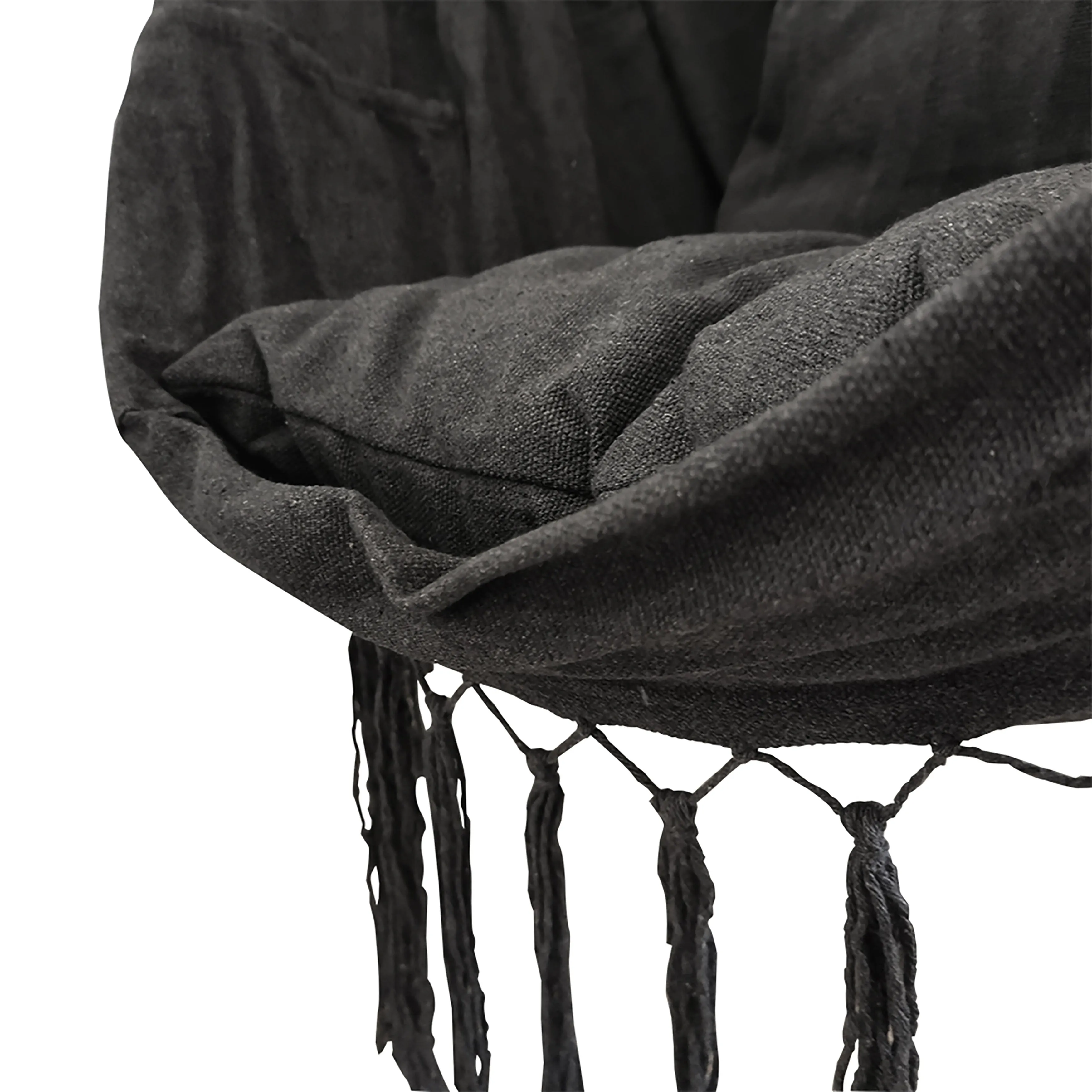 ALEKO Patio Hanging Rope Swing Hammock Chair Side Pocket Supports up to 440 lbs