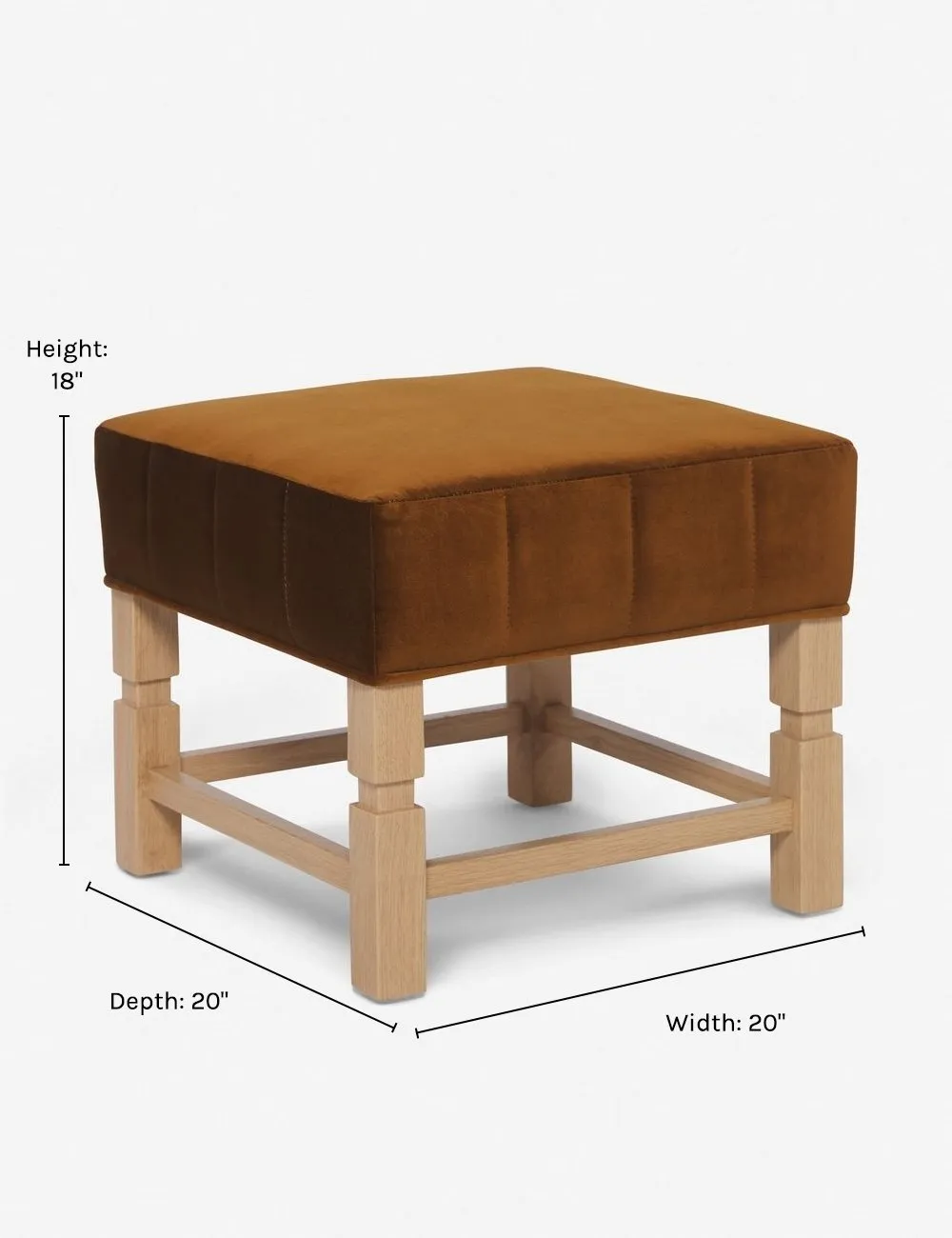 Ambleside Ottoman by Ginny Macdonald