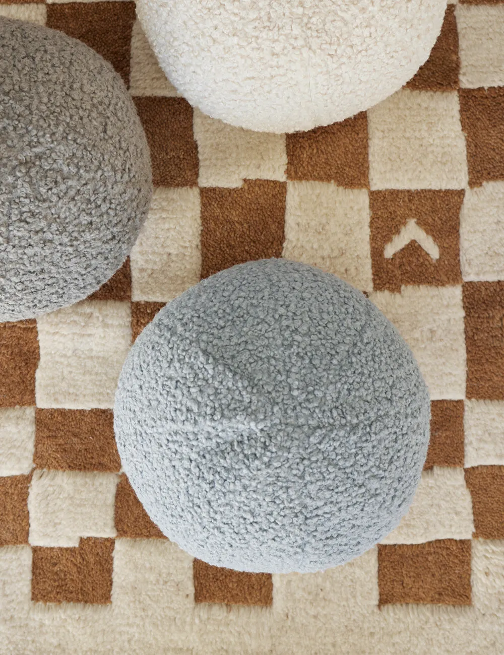 Boucl Ball Pillow by Sarah Sherman Samuel