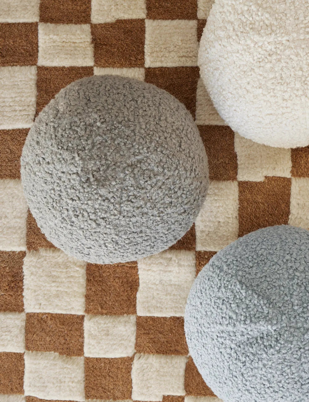 Boucl Ball Pillow by Sarah Sherman Samuel