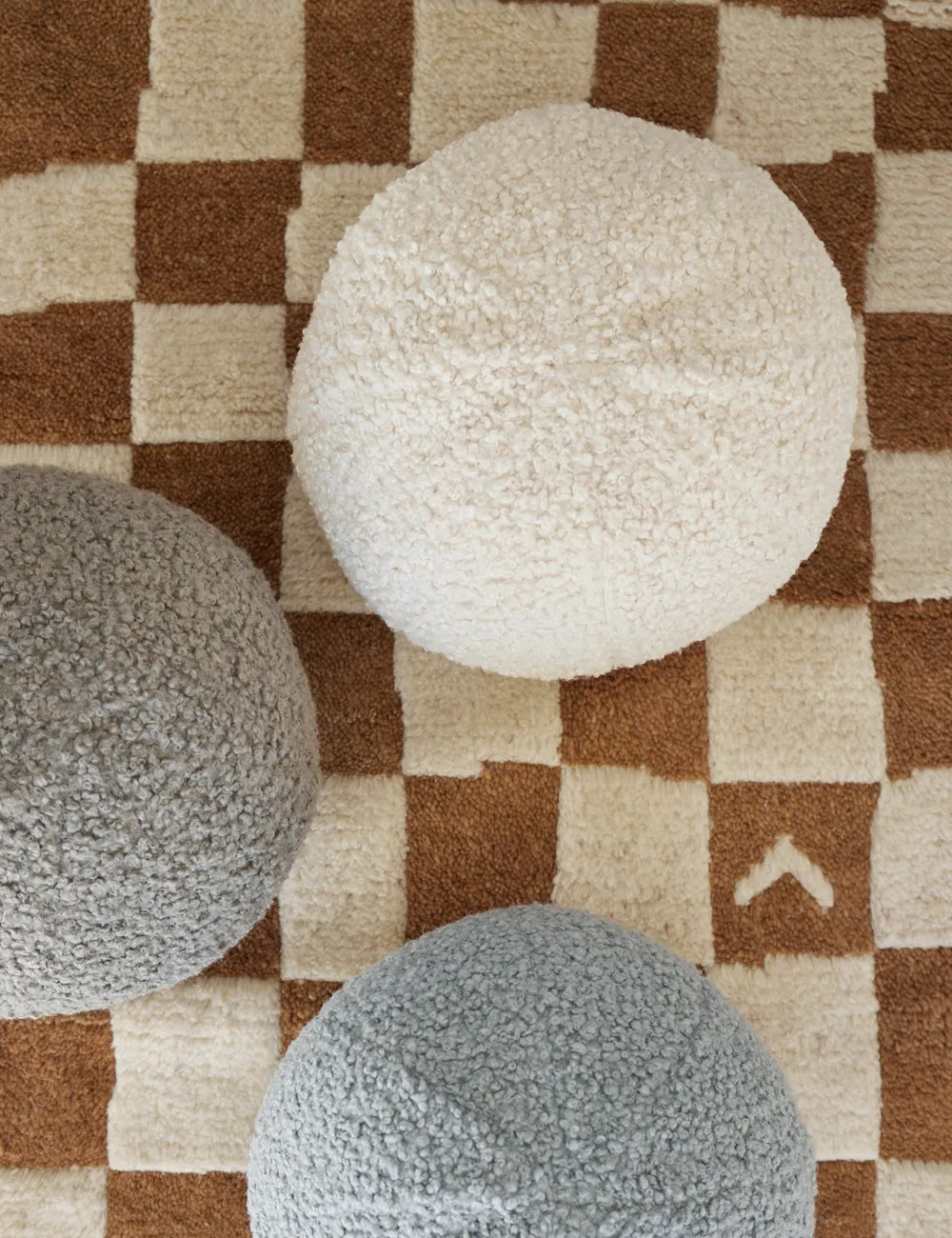 Boucl Ball Pillow by Sarah Sherman Samuel