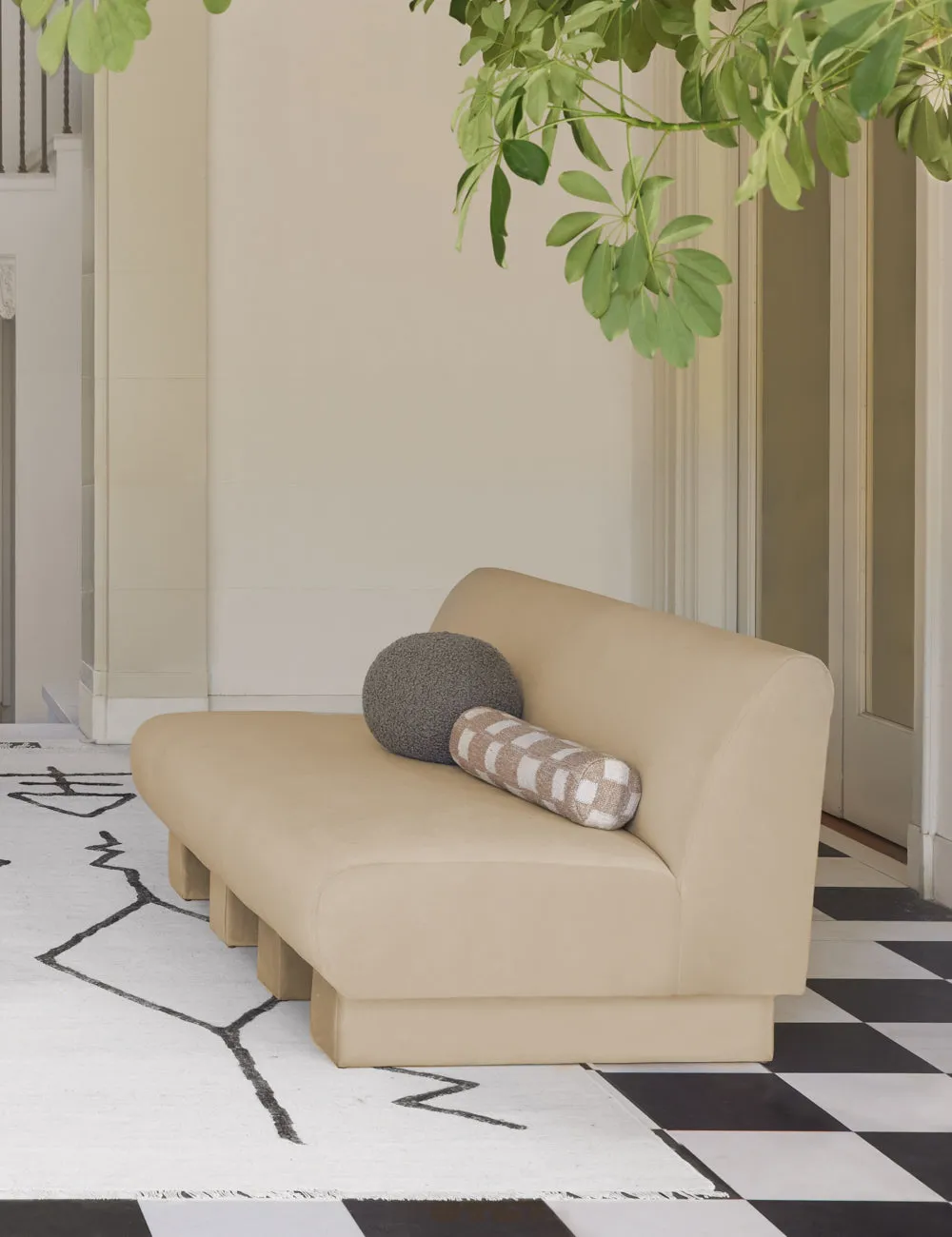 Boucl Ball Pillow by Sarah Sherman Samuel