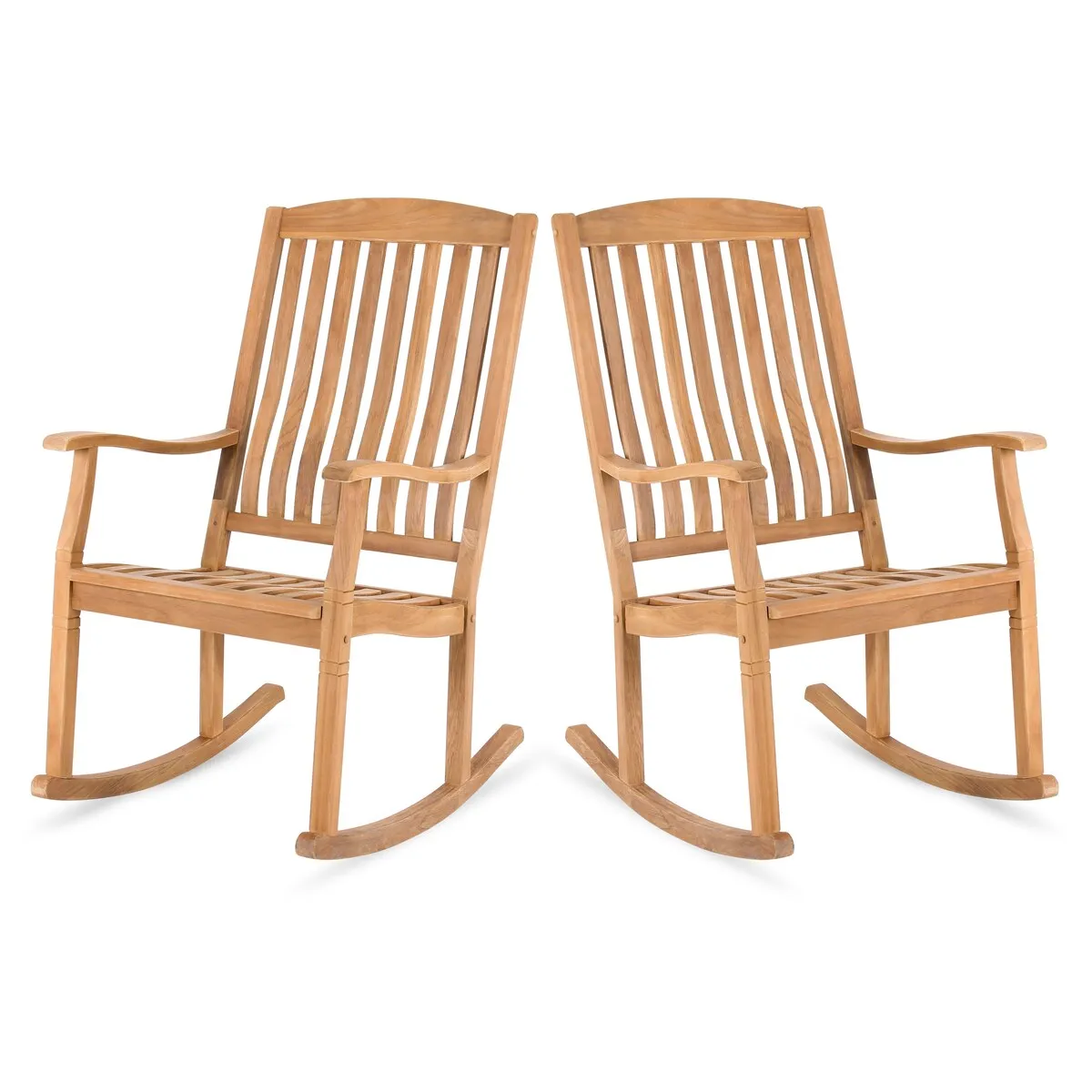Cambridge Casual Boston 2-piece Teak Outdoor Rocking Chair