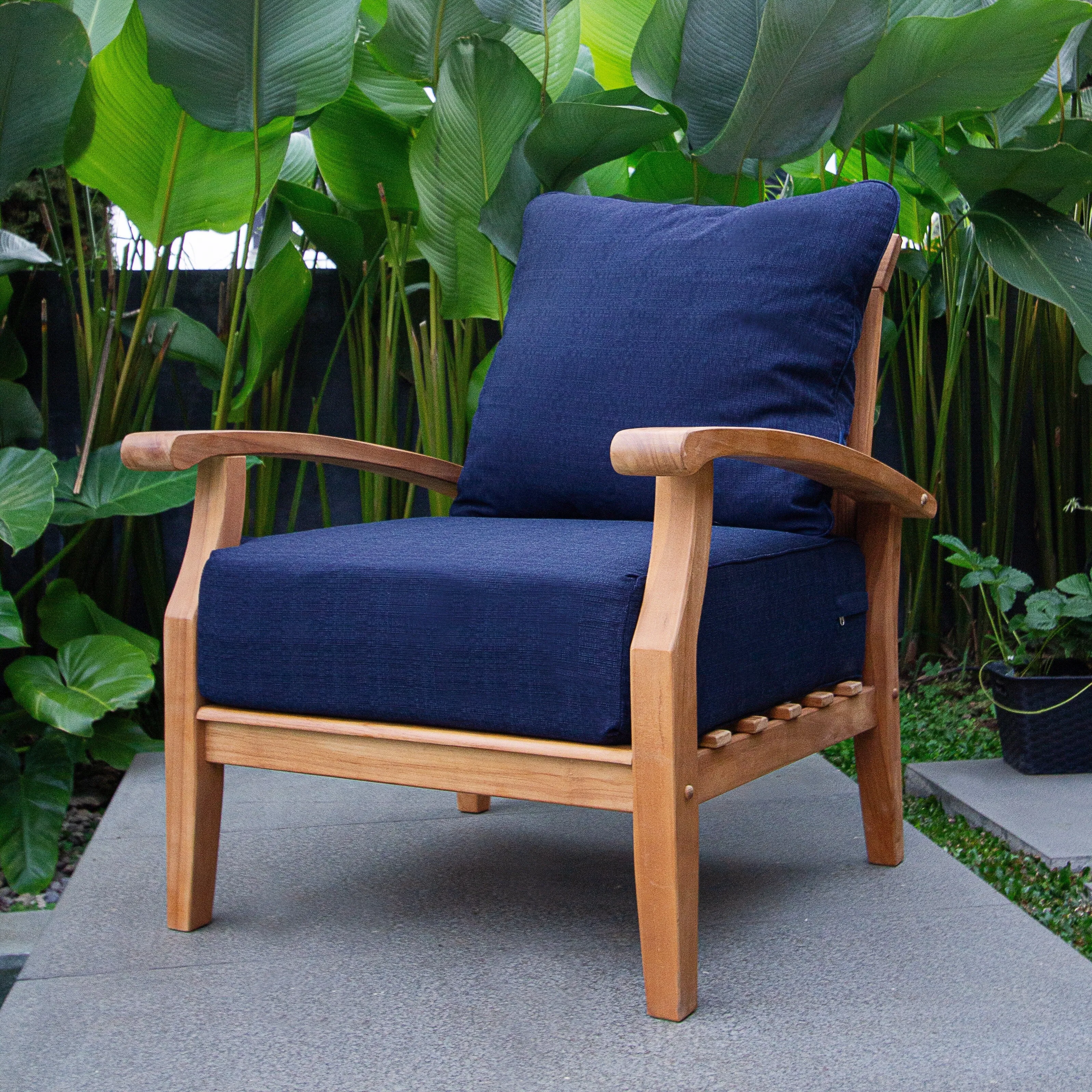 Cambridge Casual Leon 5-piece Teak Wood Patio Conversation Set