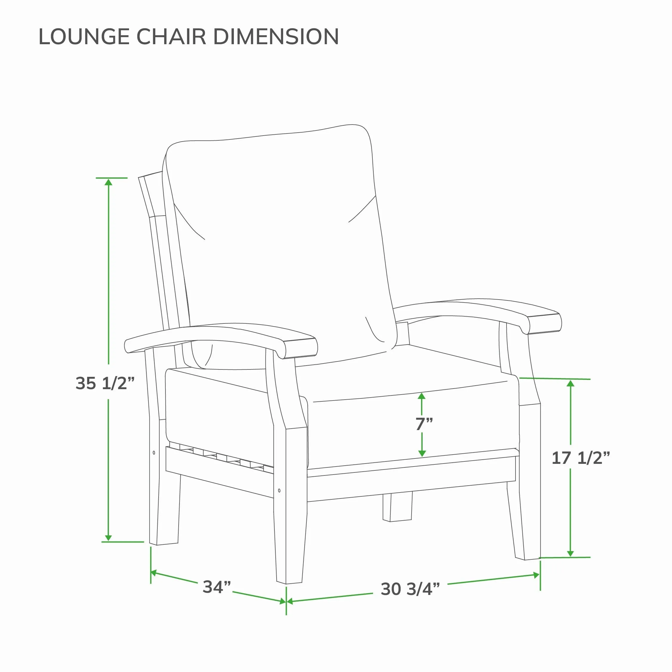 Cambridge Casual Leon 5-piece Teak Wood Patio Conversation Set