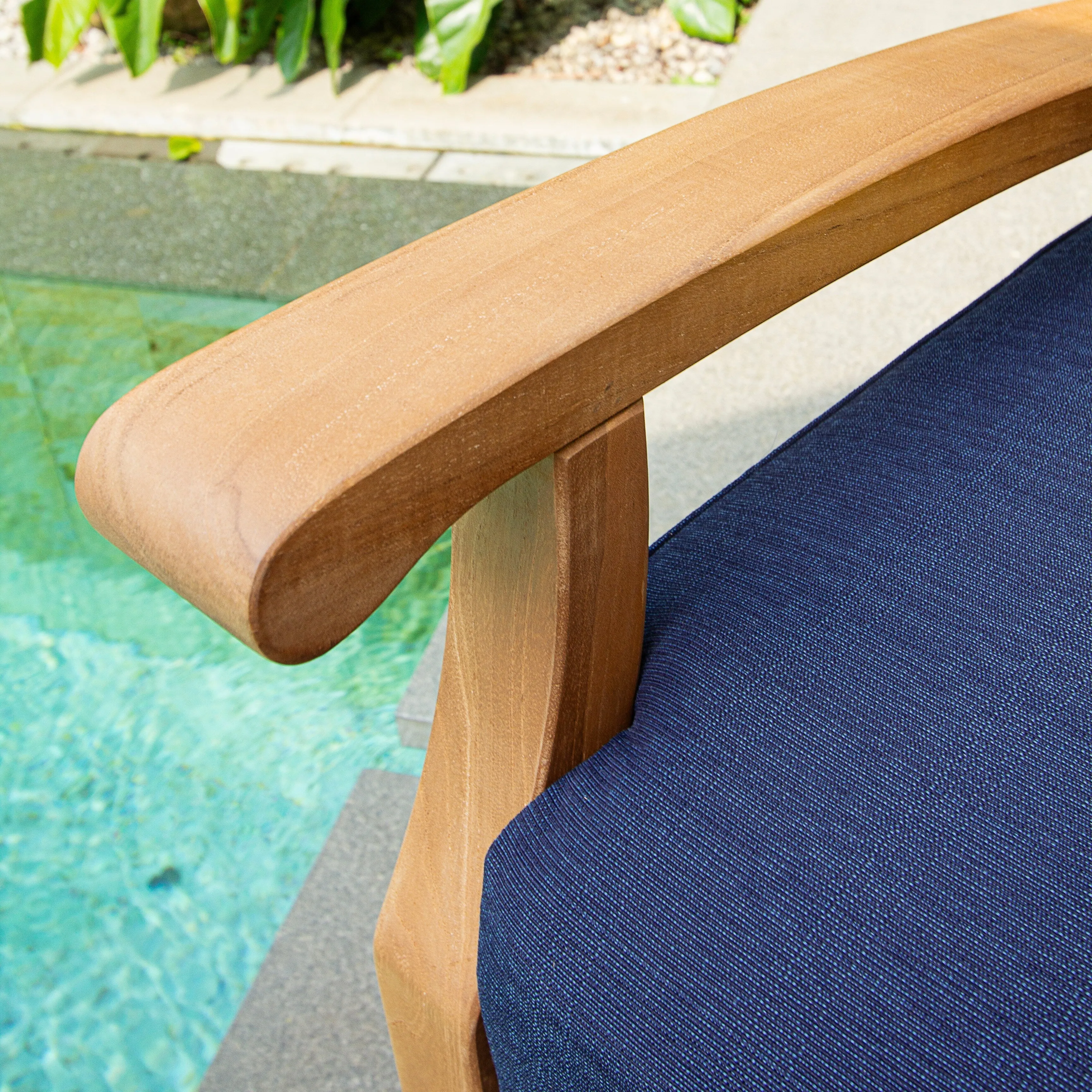 Cambridge Casual Leon 5-piece Teak Wood Patio Conversation Set