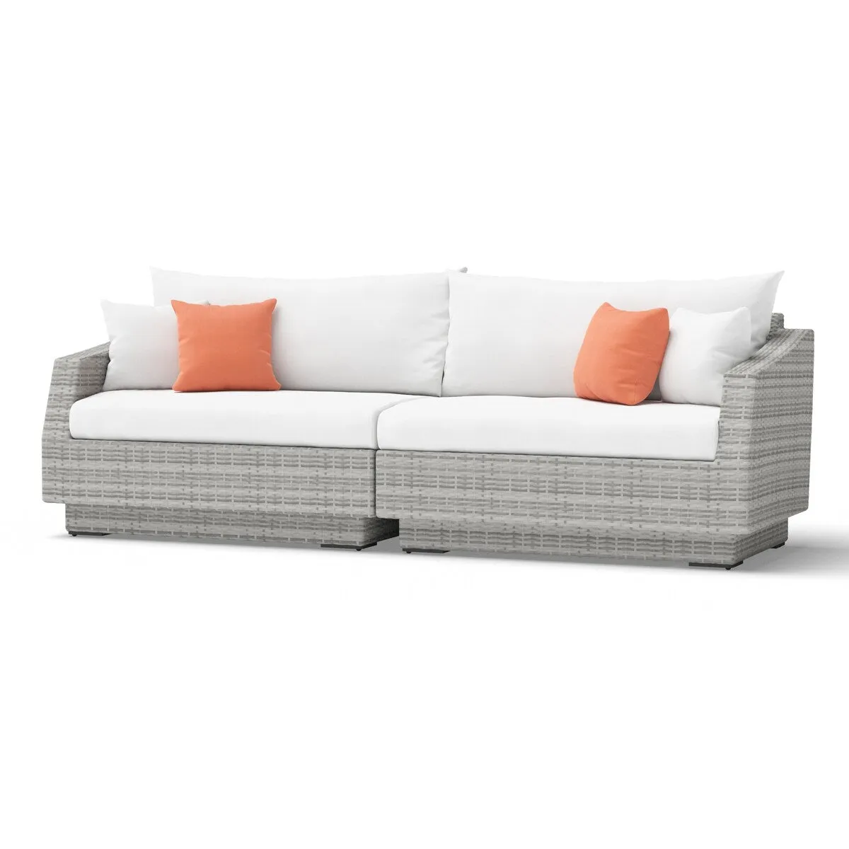 Cannes 8 Piece Sunbrella Outdoor Patio Sofa & Club Chair Set