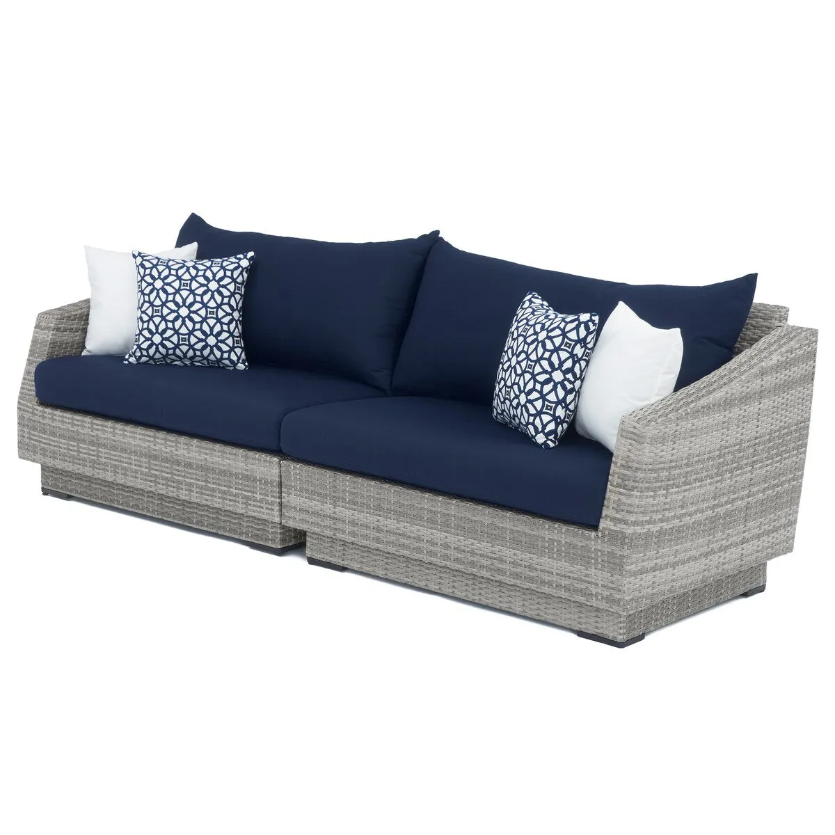 Cannes 8 Piece Sunbrella Outdoor Patio Sofa & Club Chair Set