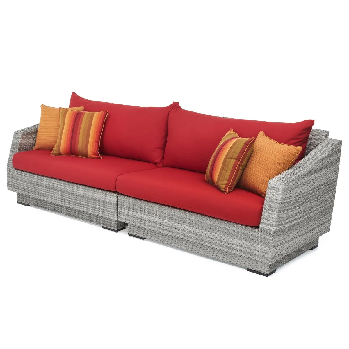 Cannes 8 Piece Sunbrella Outdoor Patio Sofa & Club Chair Set