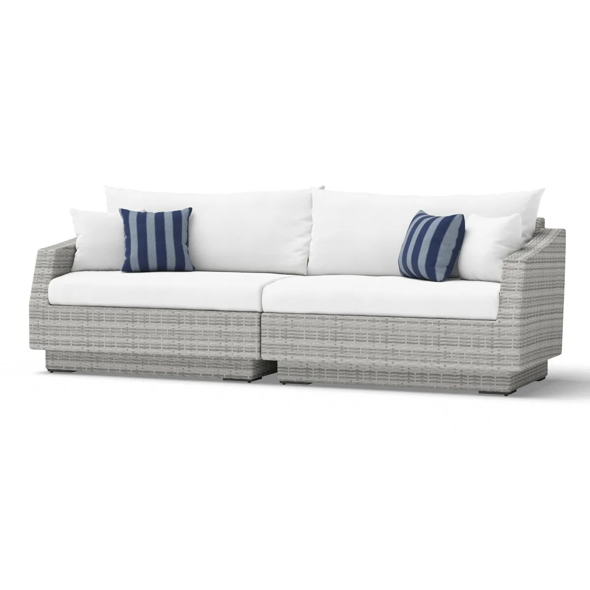 Cannes 8 Piece Sunbrella Outdoor Patio Sofa & Club Chair Set