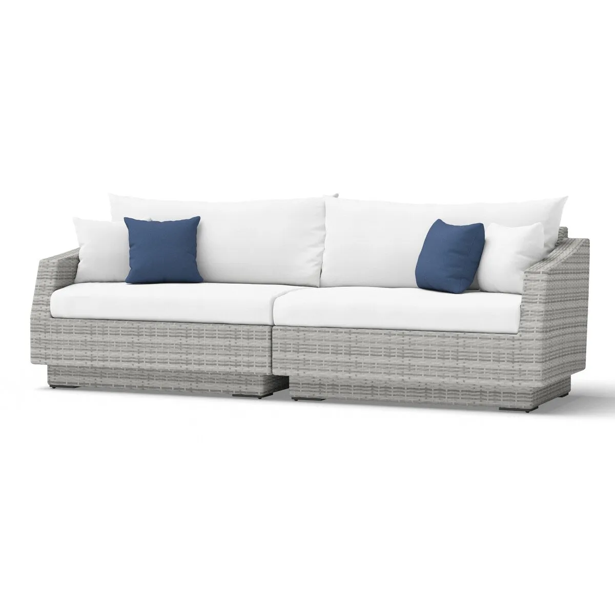 Cannes 8 Piece Sunbrella Outdoor Patio Sofa & Club Chair Set