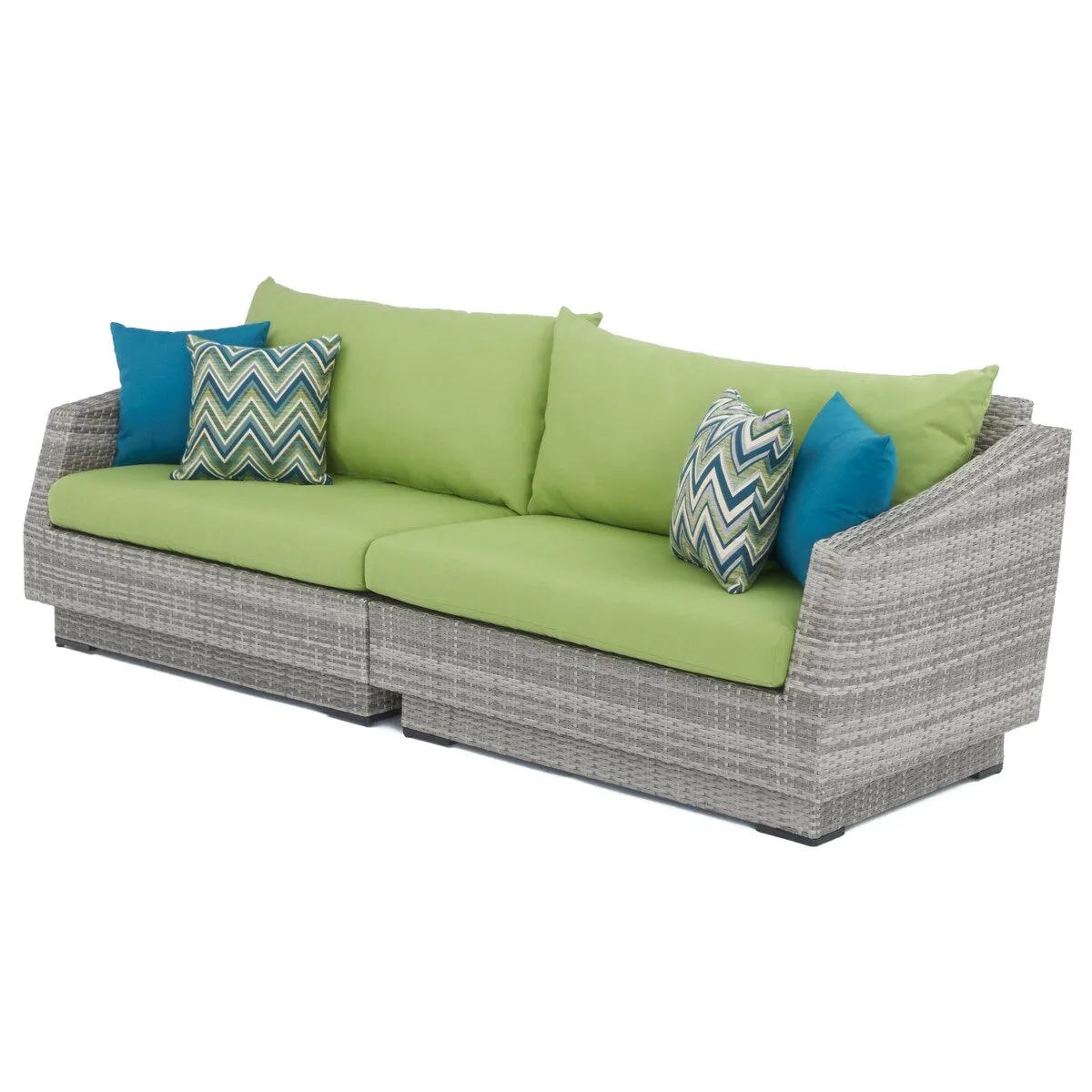 Cannes 8 Piece Sunbrella Outdoor Patio Sofa & Club Chair Set