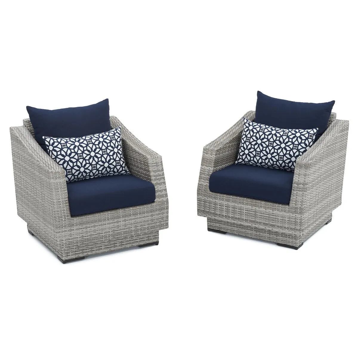 Cannes 8 Piece Sunbrella Outdoor Patio Sofa & Club Chair Set
