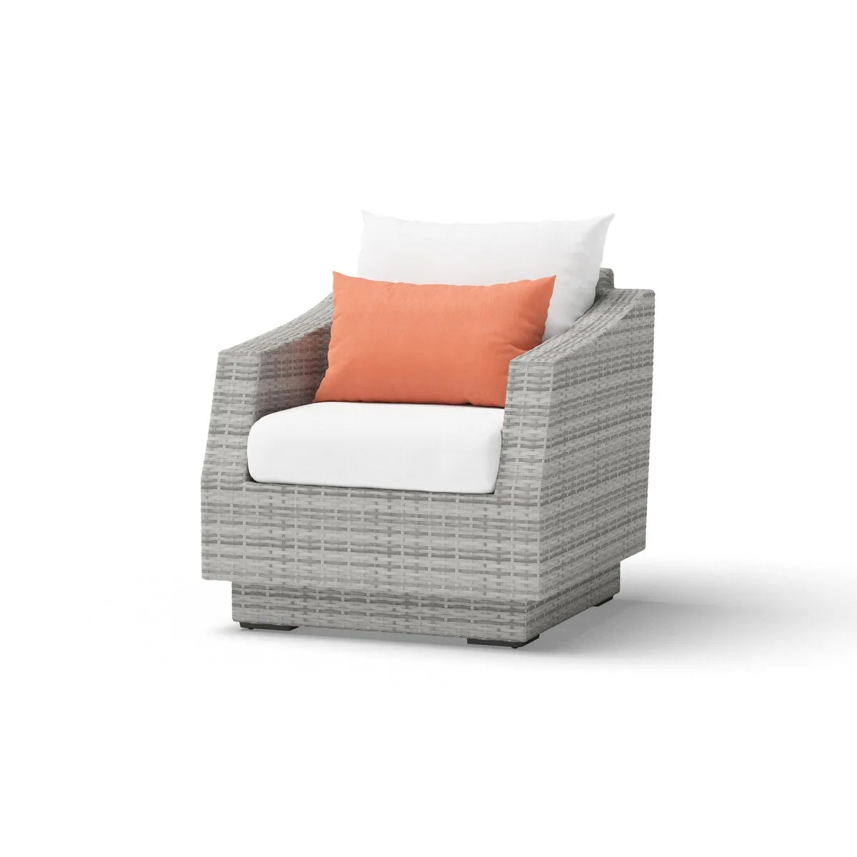 Cannes 8 Piece Sunbrella Outdoor Patio Sofa & Club Chair Set