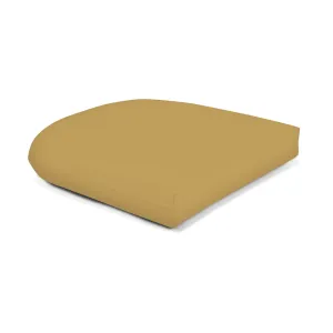 Casual Cushion Solid 1-Piece Outdoor Wicker Seat Pad. 18W x 18L