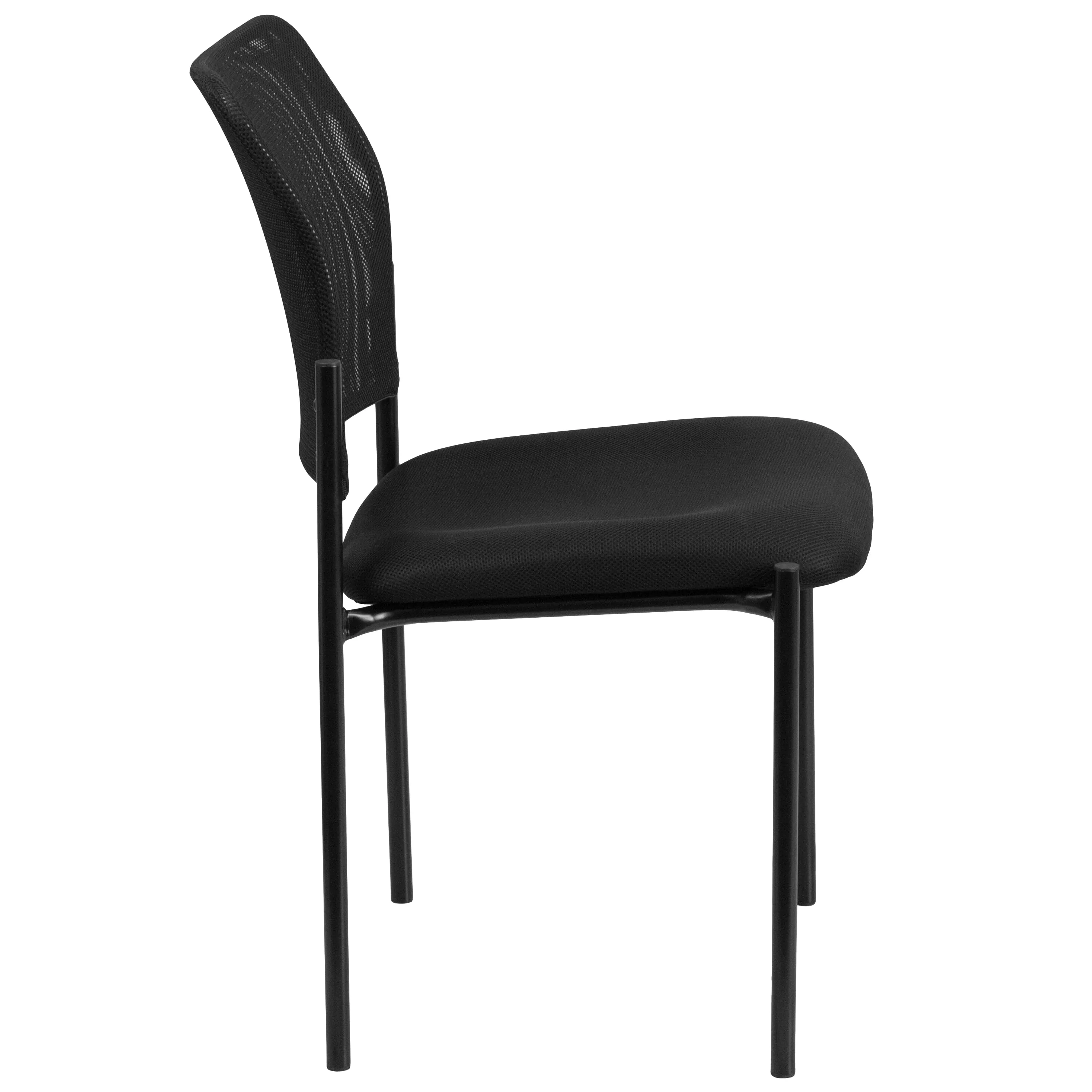 Comfort Mesh Stackable Steel Side Chair - Reception Seating - Guest Chair