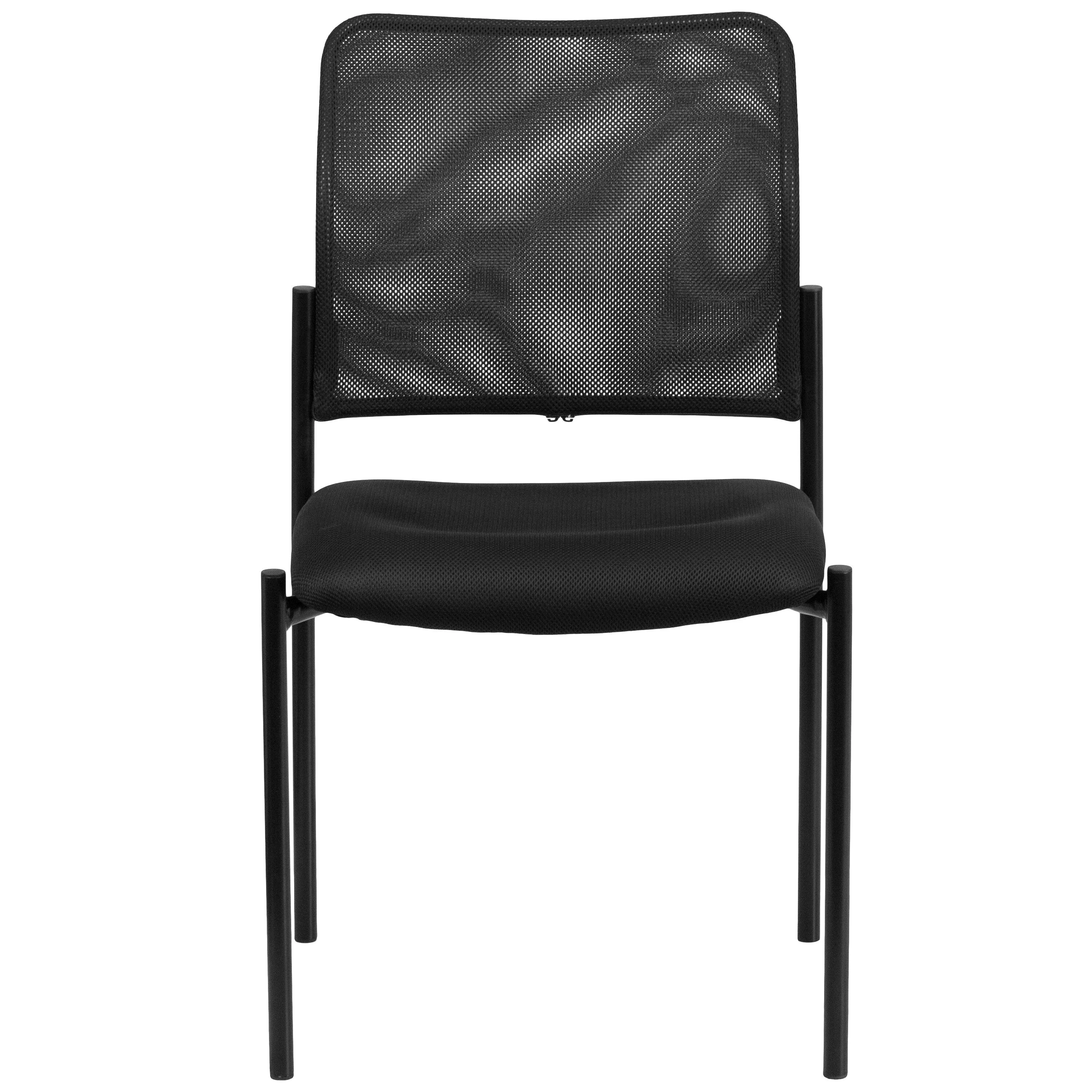 Comfort Mesh Stackable Steel Side Chair - Reception Seating - Guest Chair