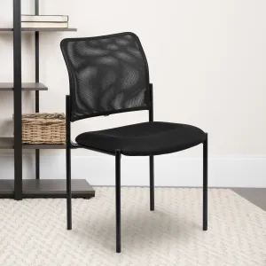 Comfort Mesh Stackable Steel Side Chair - Reception Seating - Guest Chair