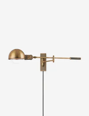 Davenport Adjustable Plug-In Sconce