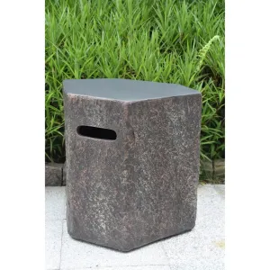 Elementi 18 in. H Concrete Stool For Columbia Fire Table