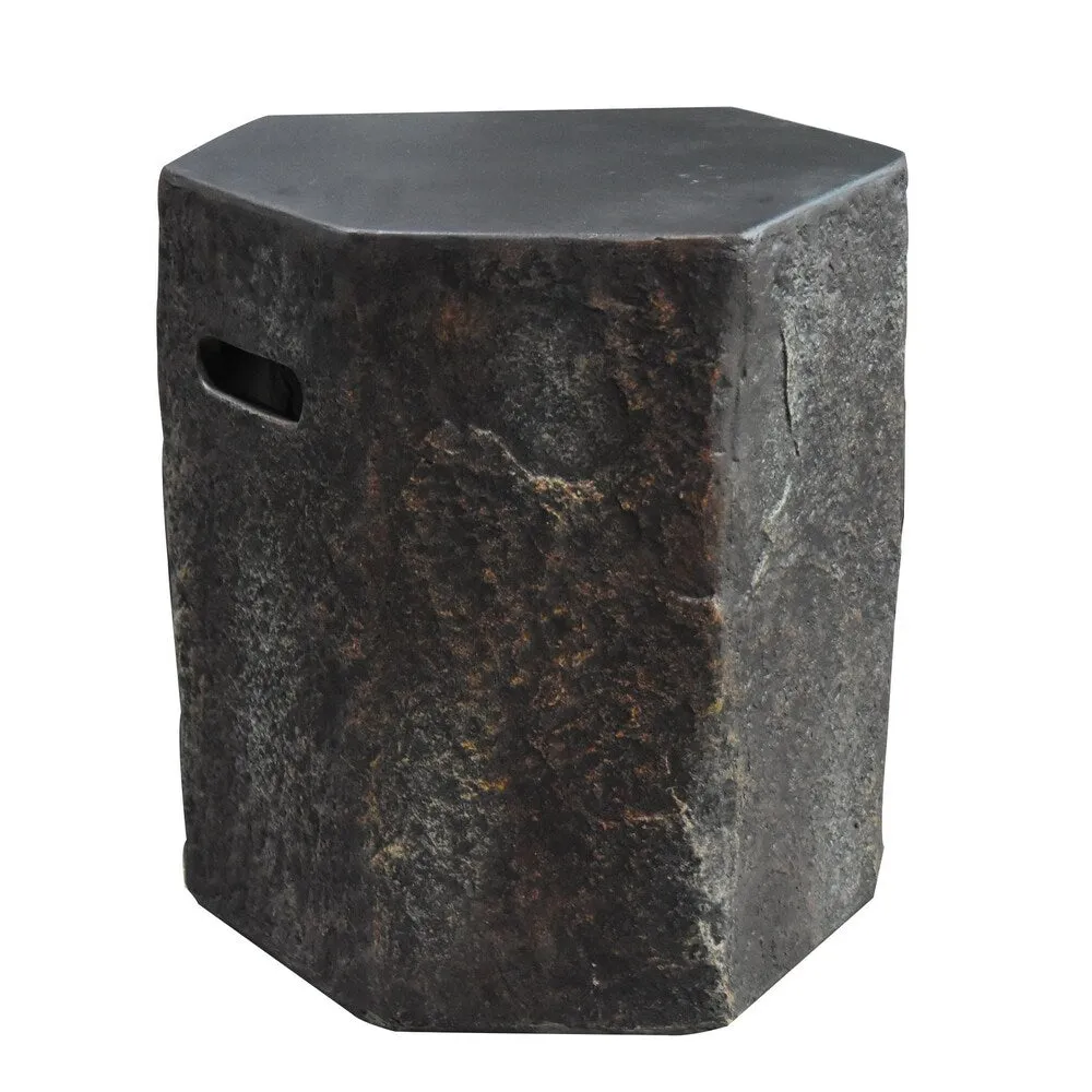 Elementi 18 in. H Concrete Stool For Columbia Fire Table
