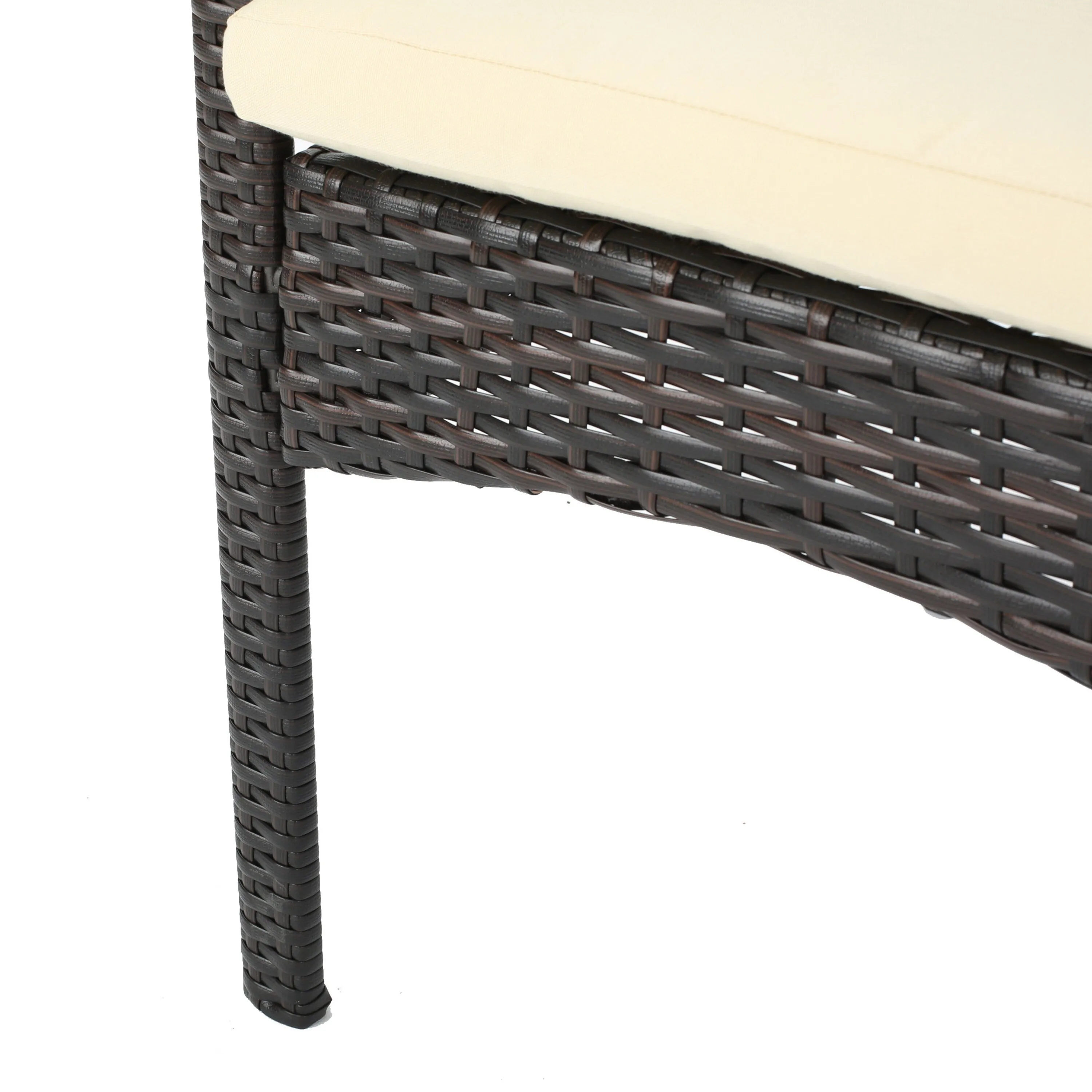 Elmar 9 Piece Outdoor Wood/Wicker Extending Dining Set by Christopher Knight Home