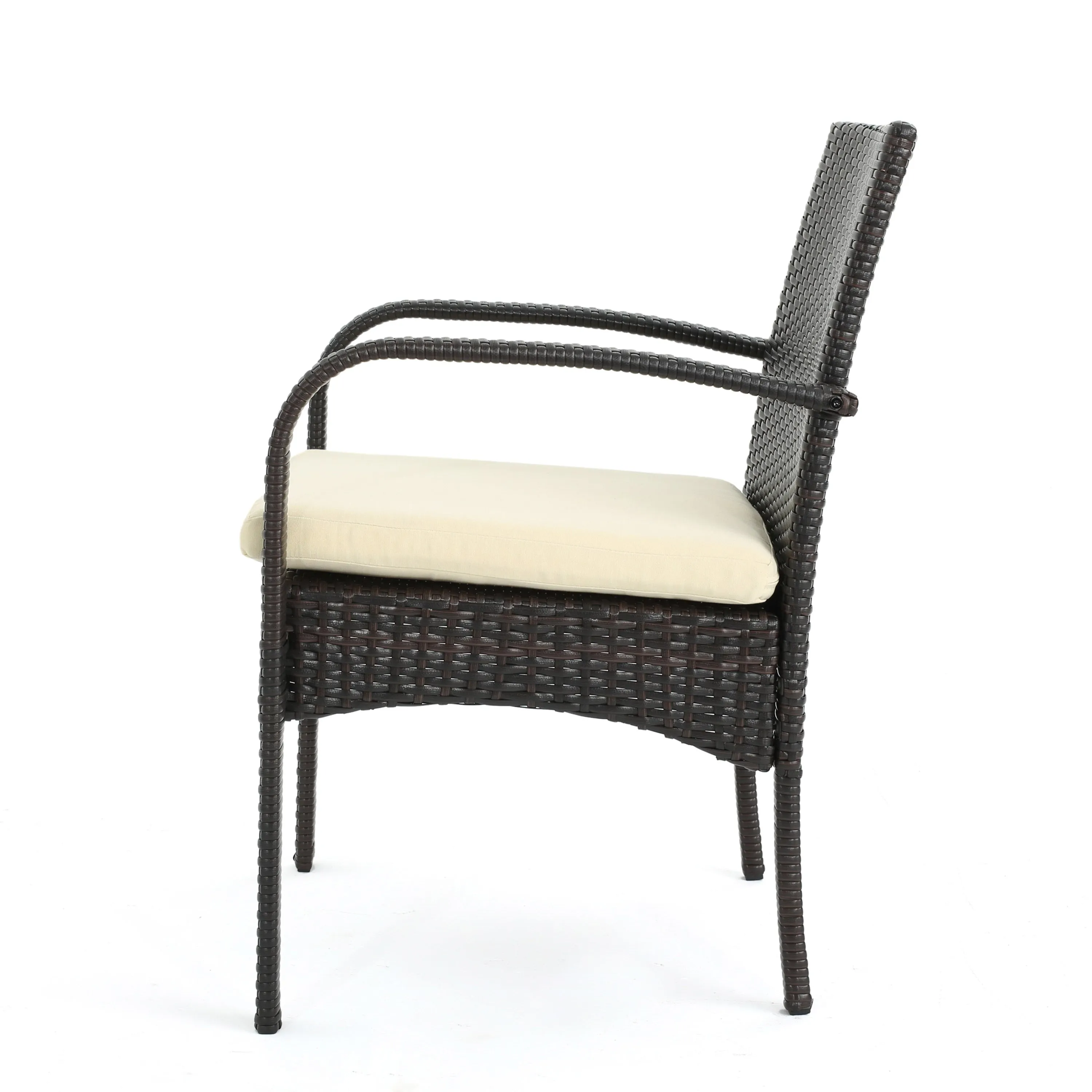 Elmar 9 Piece Outdoor Wood/Wicker Extending Dining Set by Christopher Knight Home