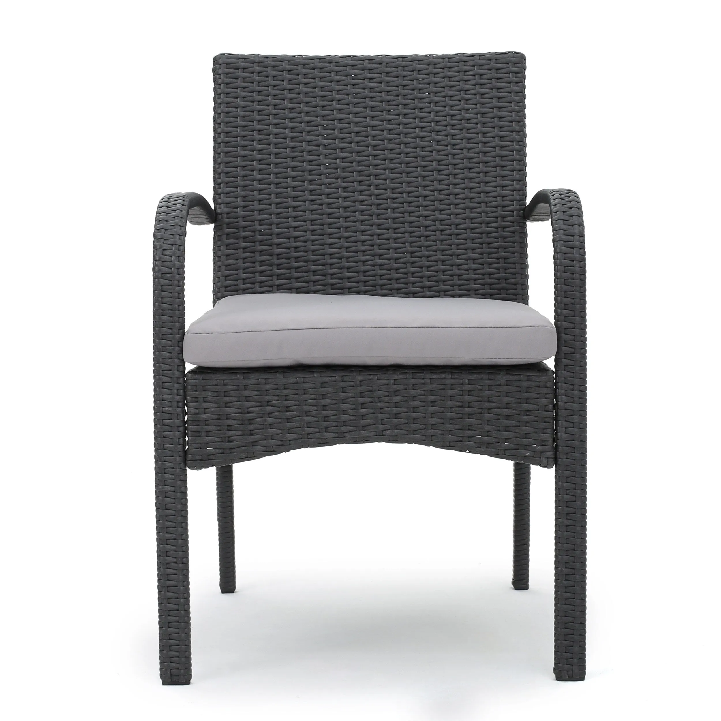 Elmar 9 Piece Outdoor Wood/Wicker Extending Dining Set by Christopher Knight Home