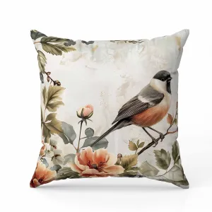 Garden Guest Indoor/Outdoor Reversible Throw Pillow Green and Orange