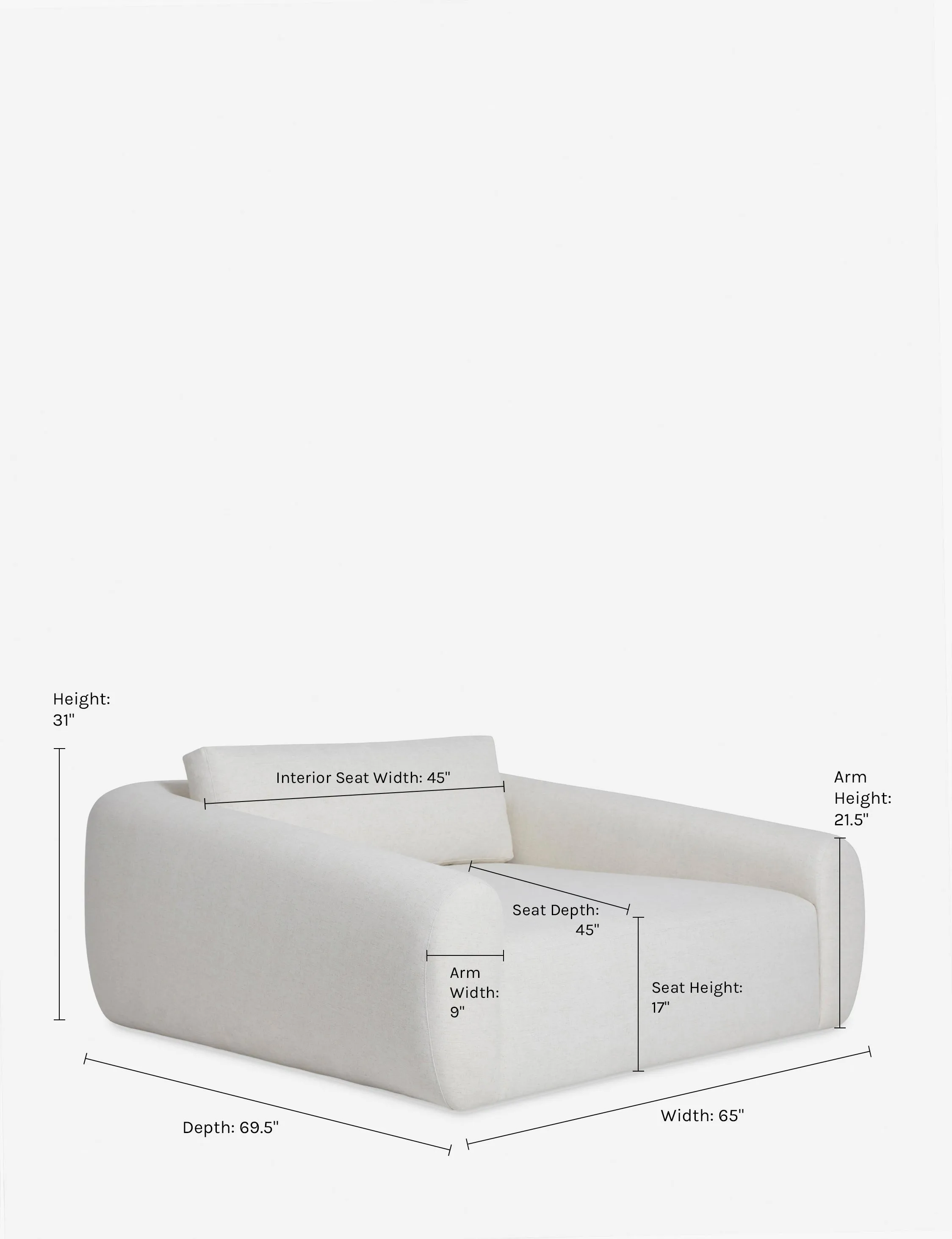 Harlowe Media Lounger