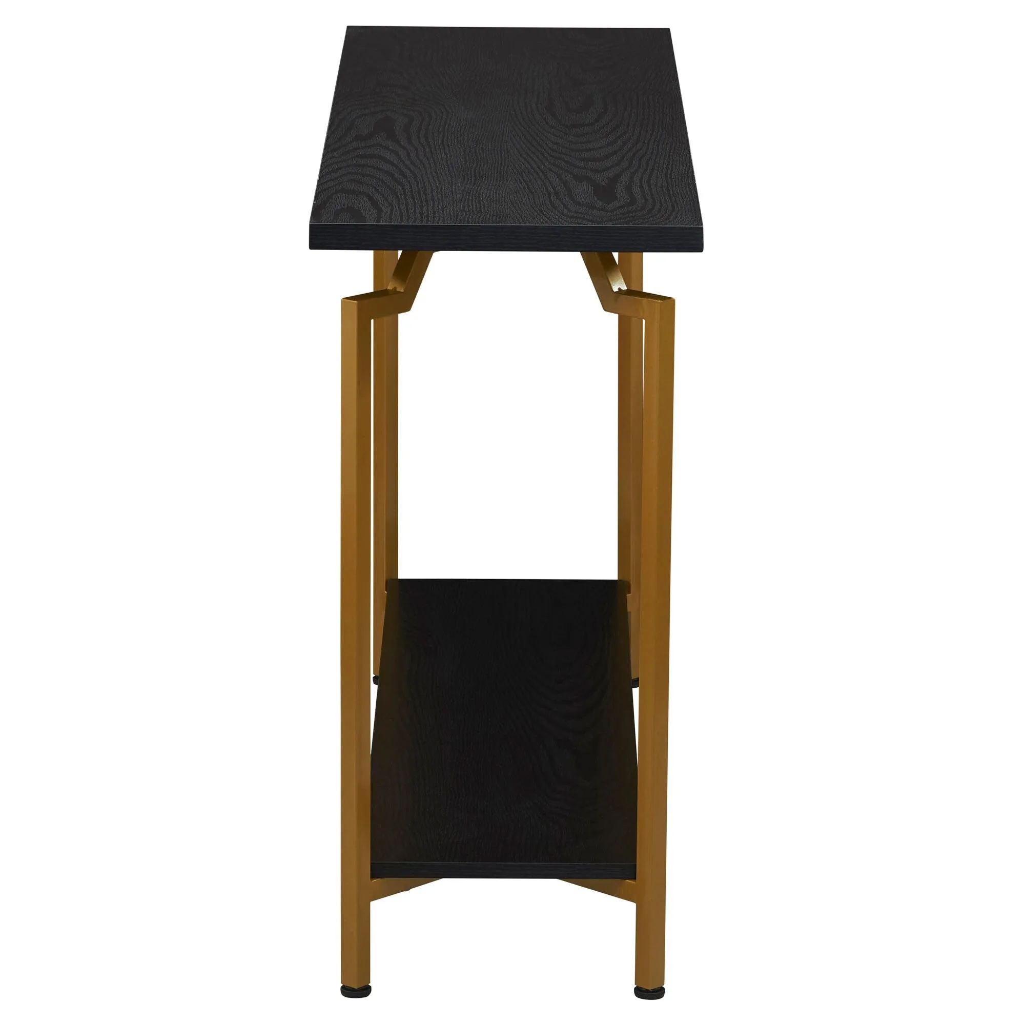 Household Essentials Console Sofa Table with Storage Shelf