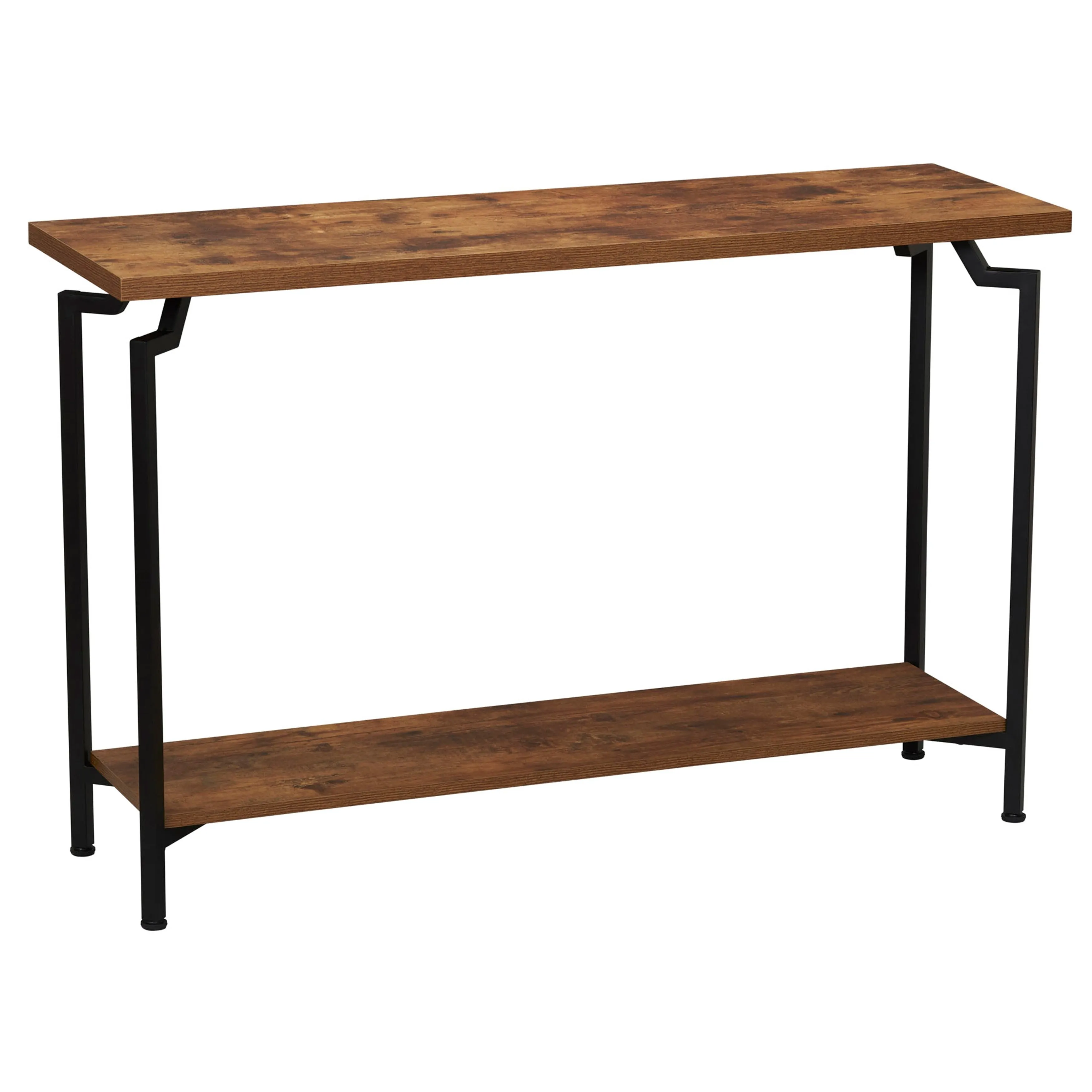 Household Essentials Console Sofa Table with Storage Shelf