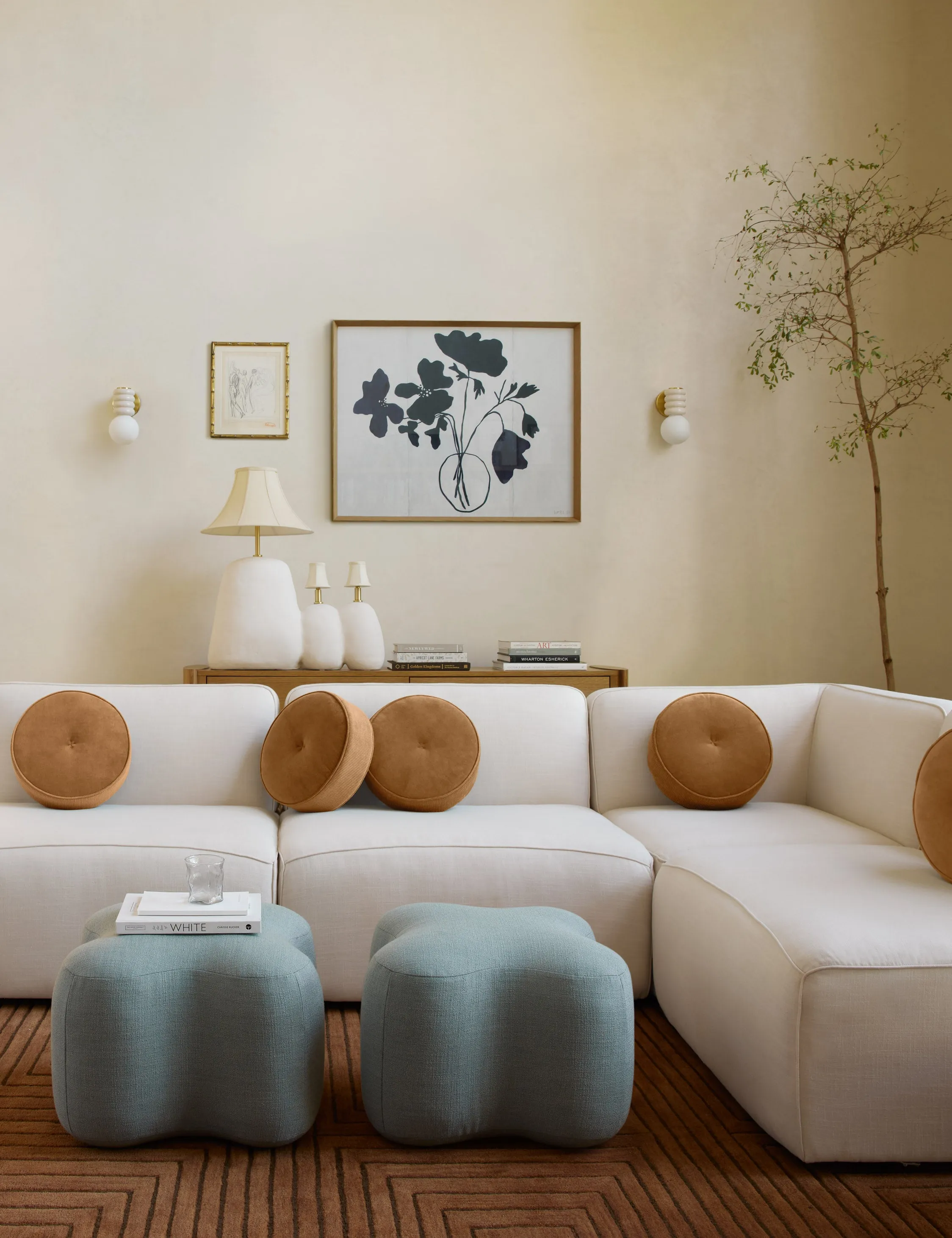 June Ottoman by Eny Lee Parker
