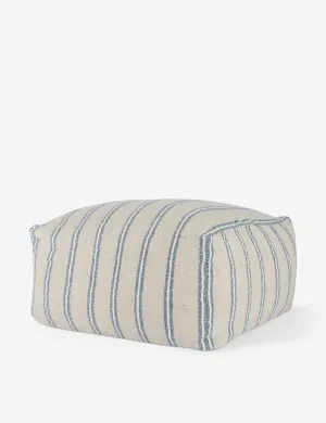 Maite Indoor / Outdoor Pouf. 24 x 24. Natural