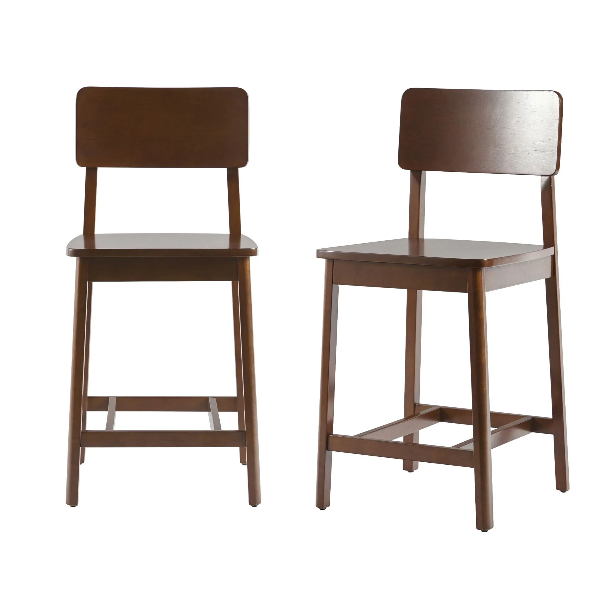 Middlebrook Designs Solid Wood Counter Stool (Set of 2)