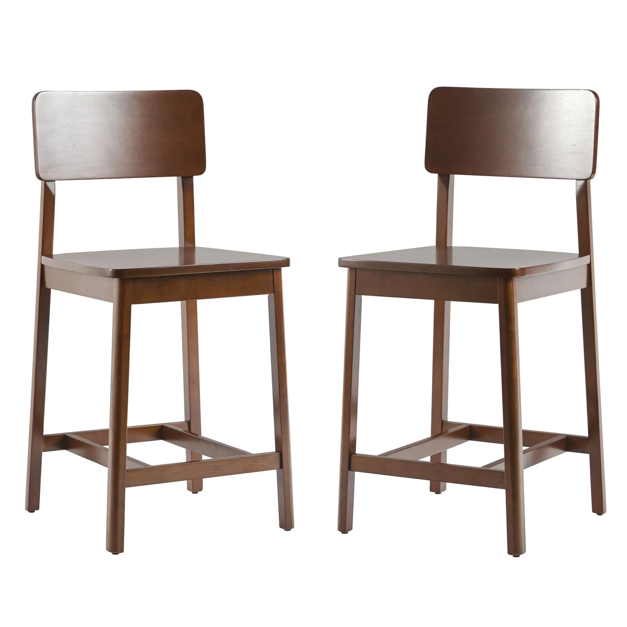 Middlebrook Designs Solid Wood Counter Stool (Set of 2)