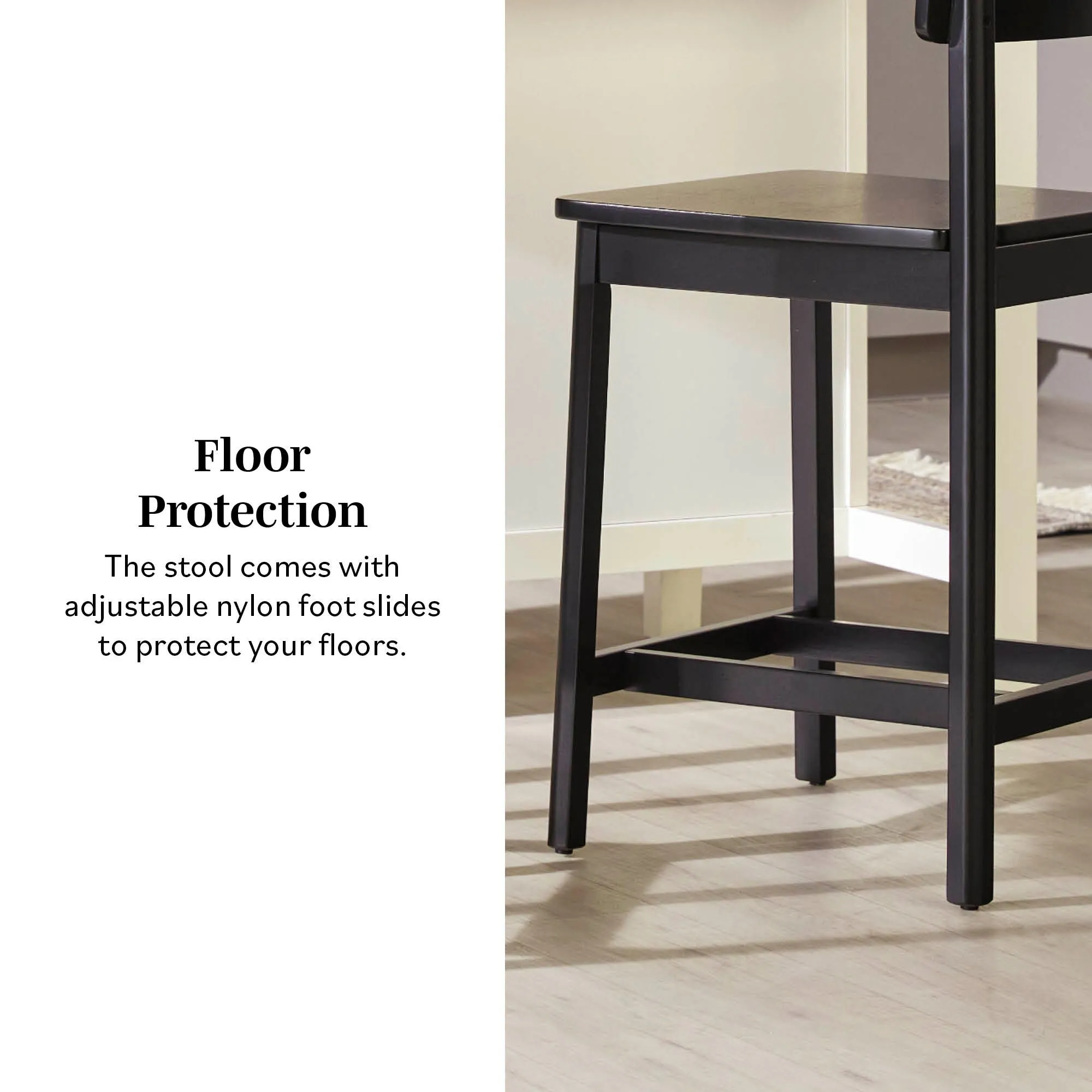 Middlebrook Designs Solid Wood Counter Stool (Set of 2)