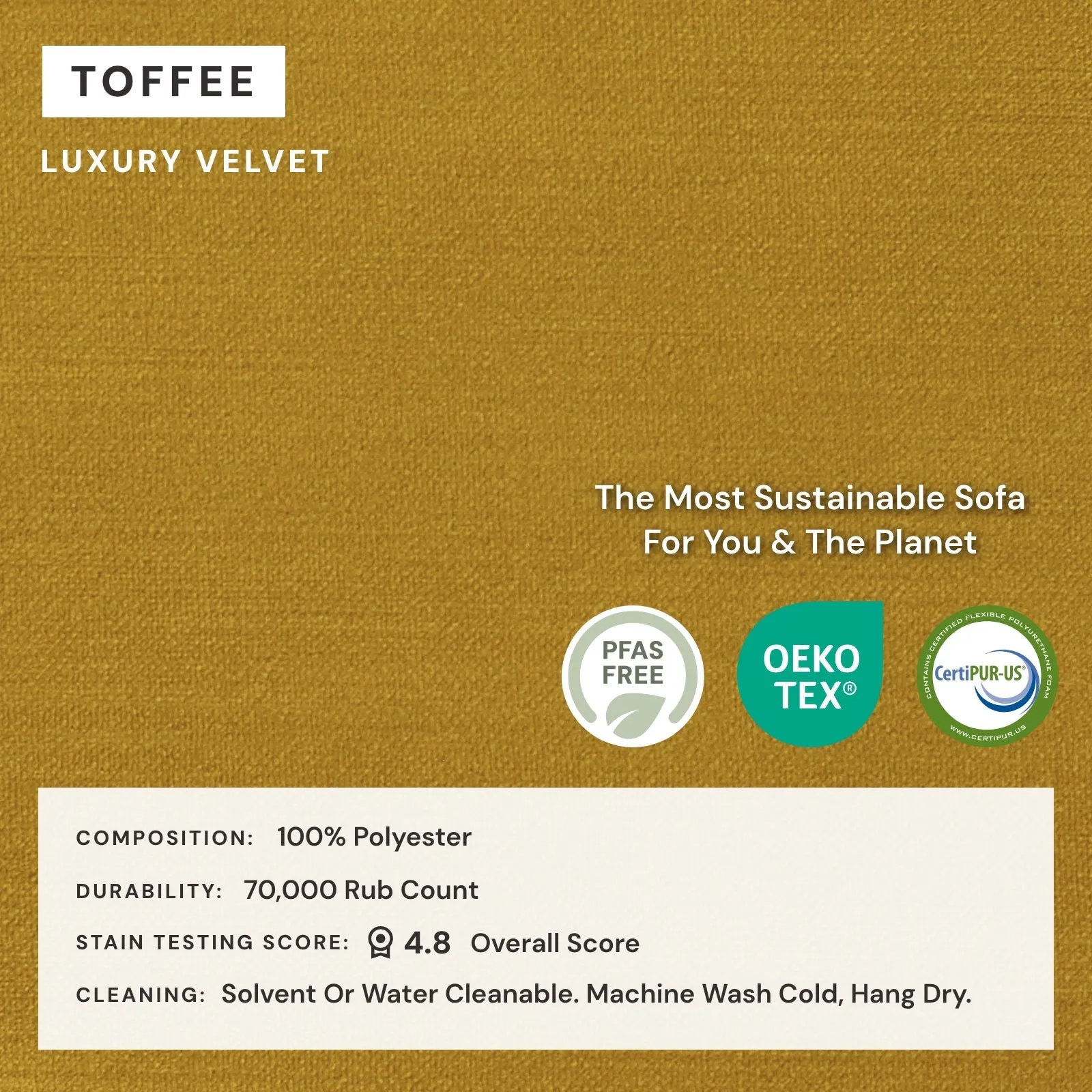 Modular Performance 8-Seater U-Sectional in Toffee | Deluxe Blend