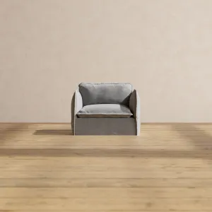 Modular Performance Armchair in Ash | Deluxe Blend