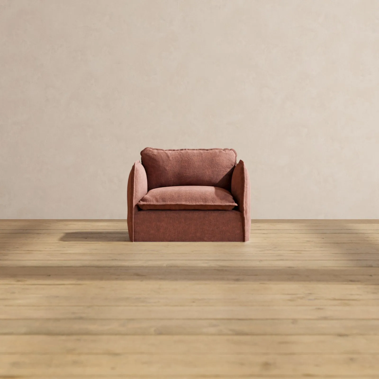 Modular Performance Armchair in Chestnut | Relaxed Blend