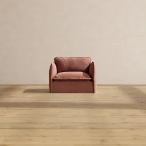 Modular Performance Armchair in Chestnut | Relaxed Blend