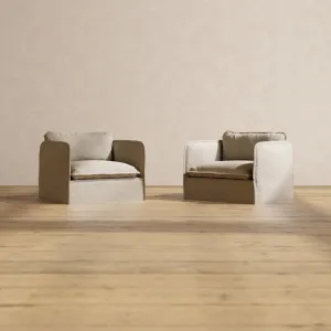 Modular Performance Armchair Set in Dune | Relaxed Blend